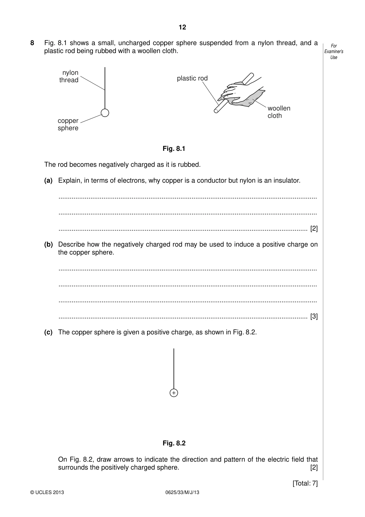 Cambridge IGCSE Physics 0625 2013 May/June Paper 3 · Variant 3 question paper, page 12 of 16