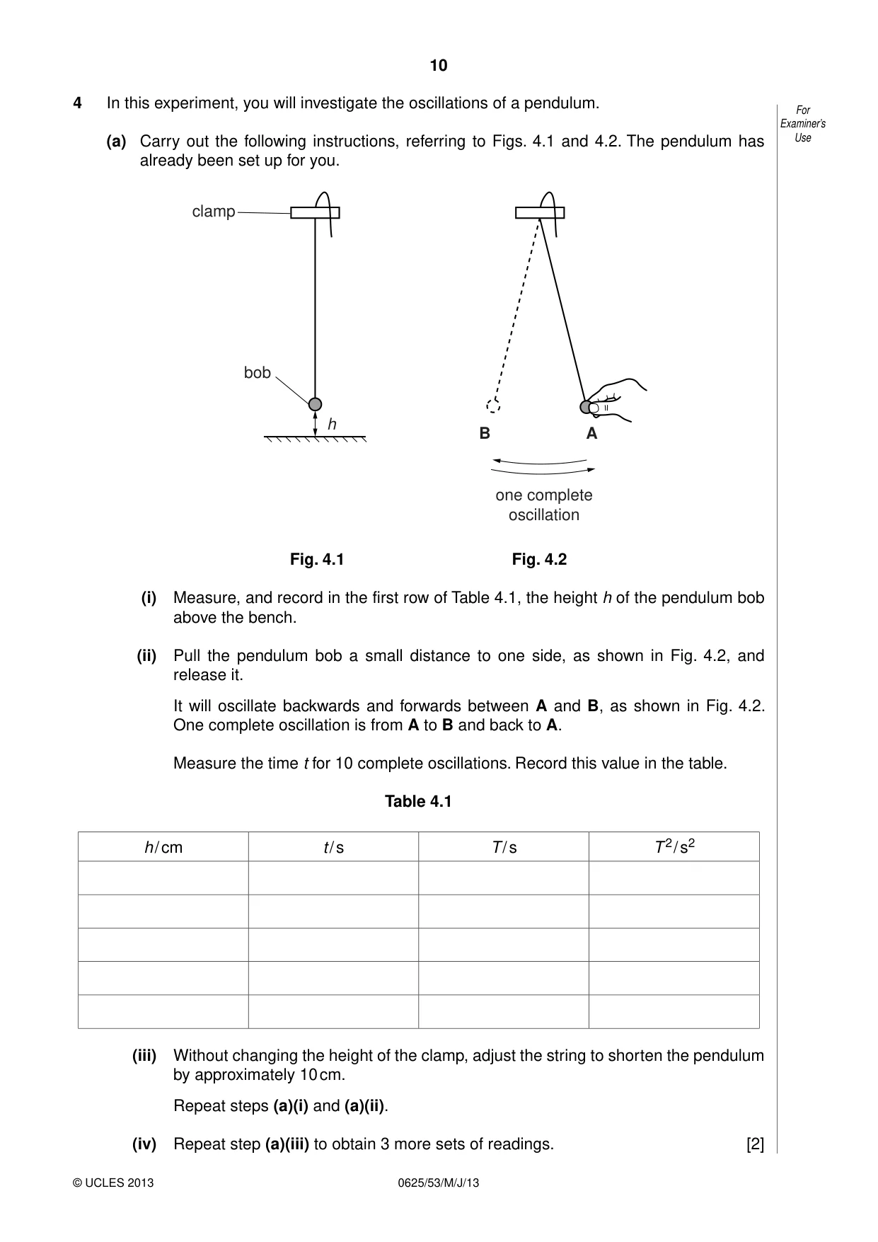 Cambridge IGCSE Physics 0625 2013 May/June Paper 5 · Variant 3 question paper, page 10 of 12