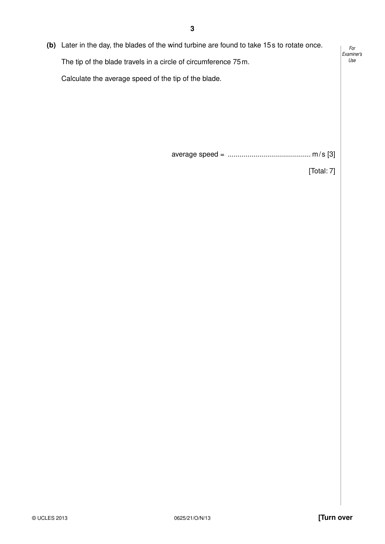 Cambridge IGCSE Physics 0625 2013 Oct/Nov Paper 2 · Variant 1 question paper, page 3 of 16
