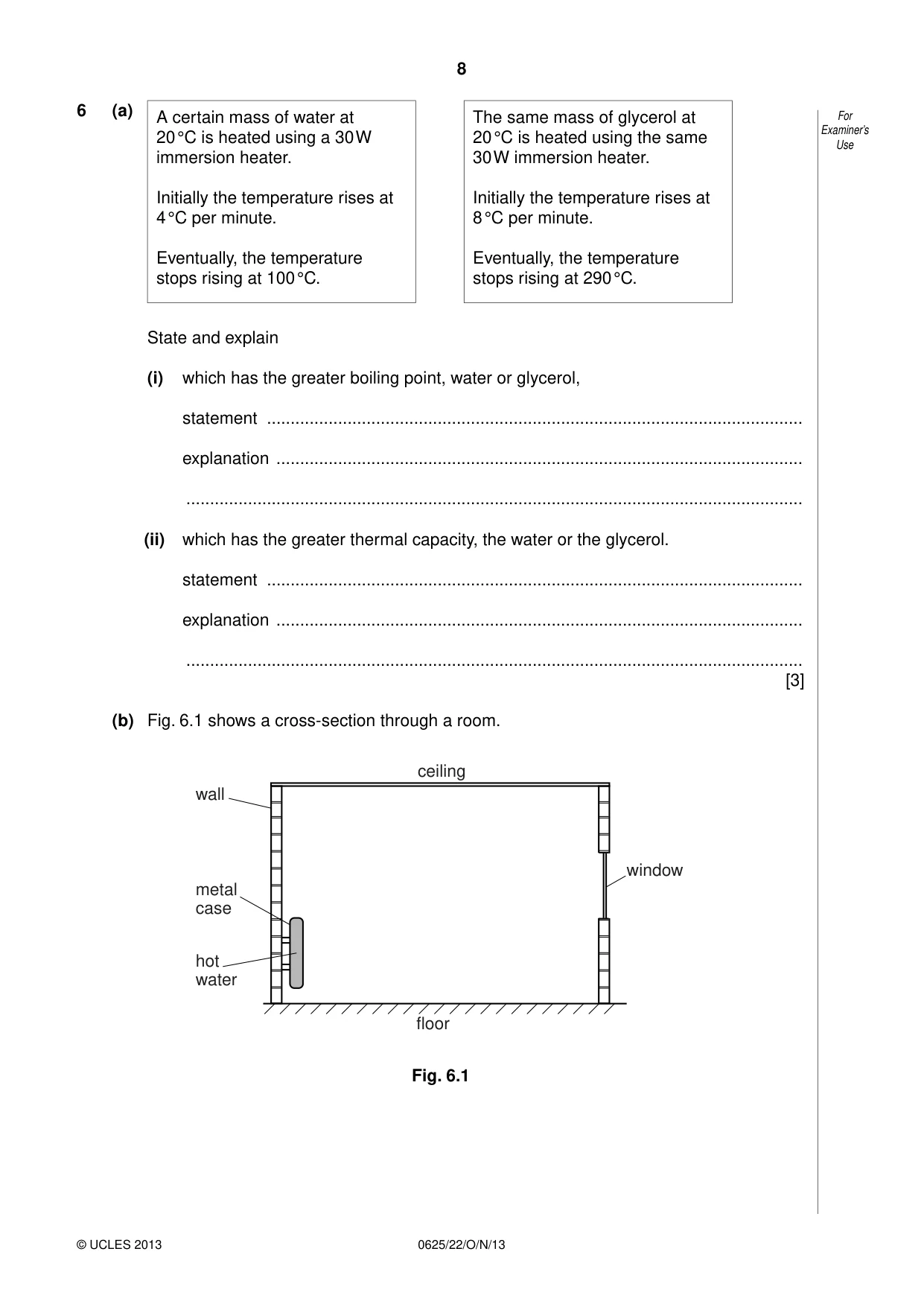 Cambridge IGCSE Physics 0625 2013 Oct/Nov Paper 2 · Variant 2 question paper, page 8 of 16