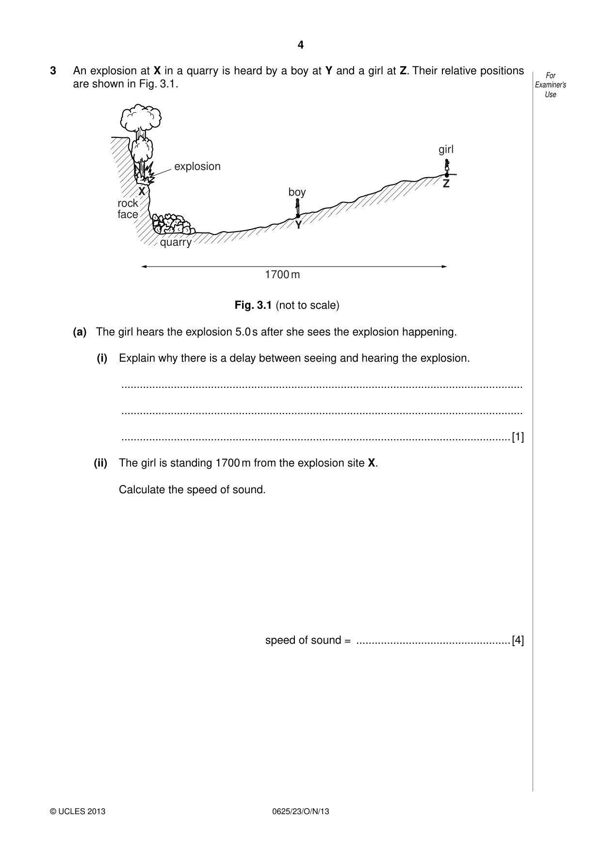 Cambridge IGCSE Physics 0625 2013 Oct/Nov Paper 2 · Variant 3 question paper, page 4 of 16