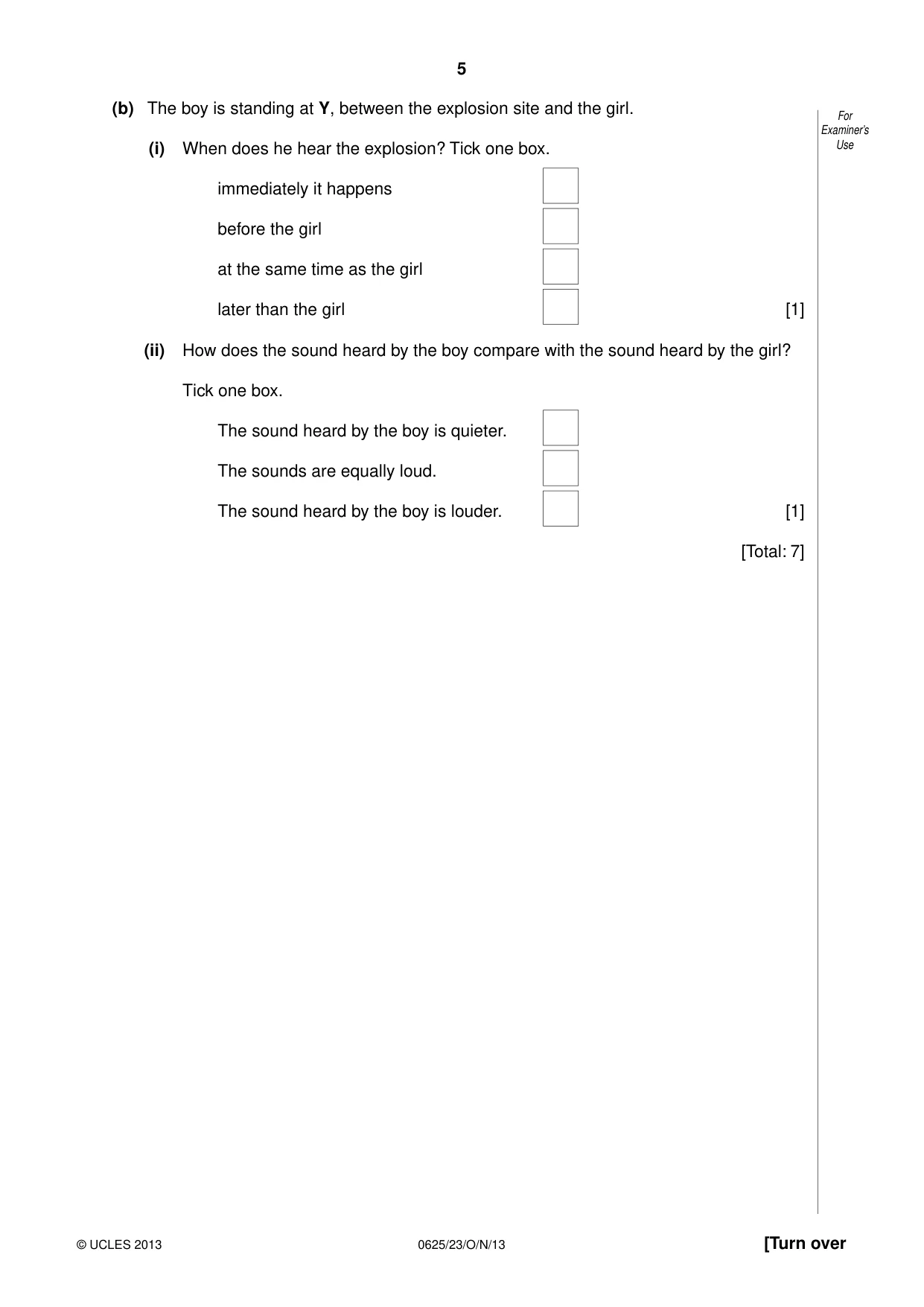 Cambridge IGCSE Physics 0625 2013 Oct/Nov Paper 2 · Variant 3 question paper, page 5 of 16