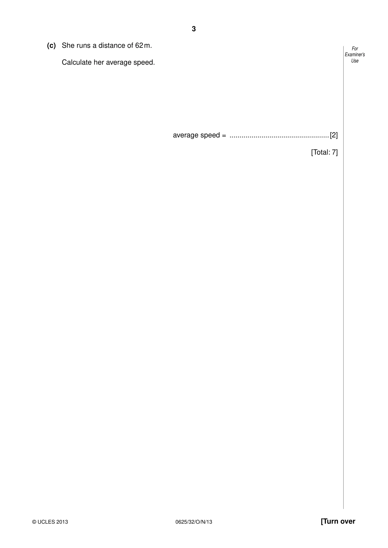 Cambridge IGCSE Physics 0625 2013 Oct/Nov Paper 3 · Variant 2 question paper, page 3 of 20