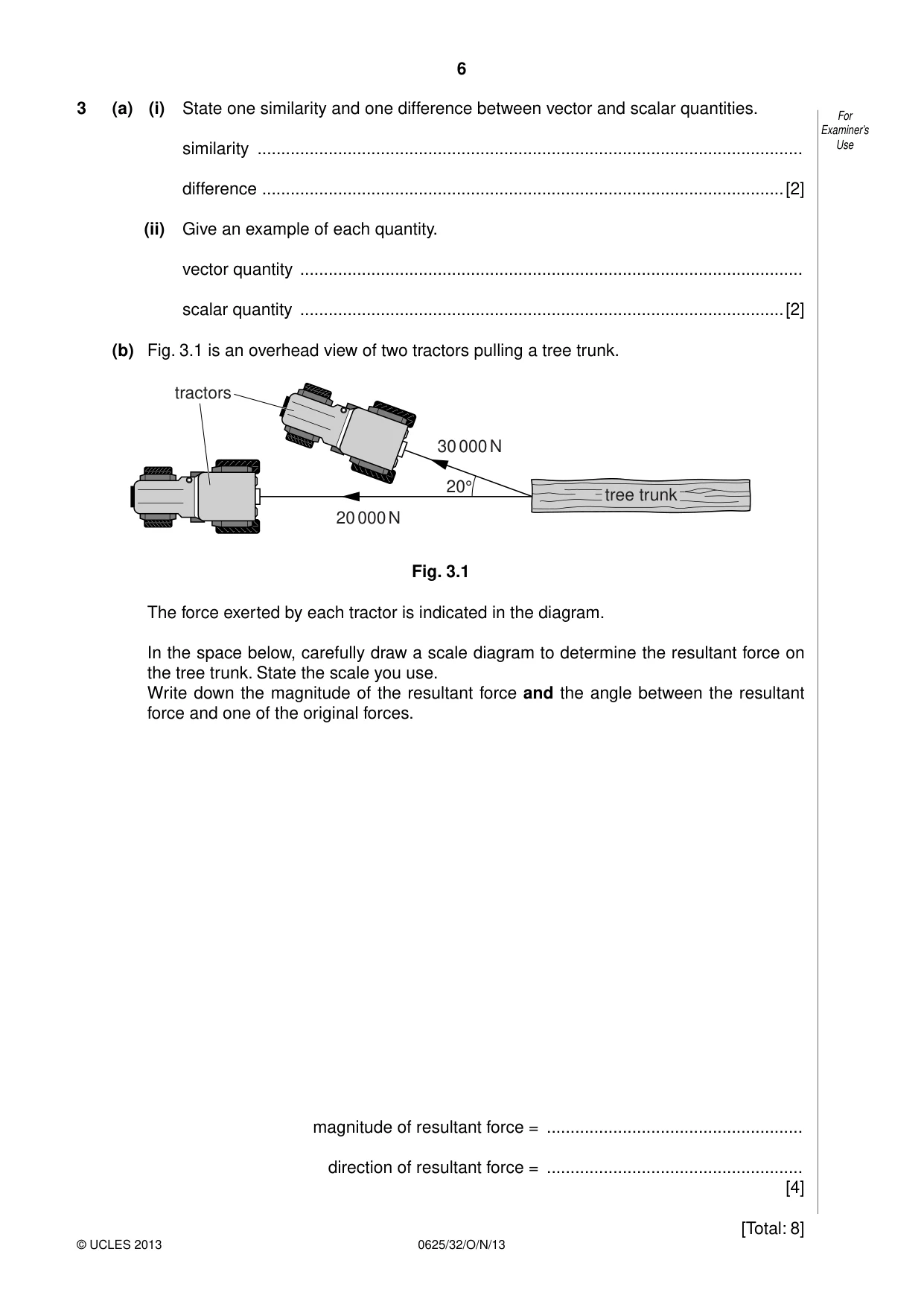 Cambridge IGCSE Physics 0625 2013 Oct/Nov Paper 3 · Variant 2 question paper, page 6 of 20