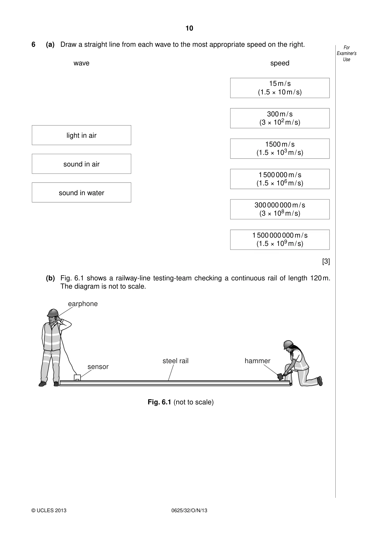 Cambridge IGCSE Physics 0625 2013 Oct/Nov Paper 3 · Variant 2 question paper, page 10 of 20