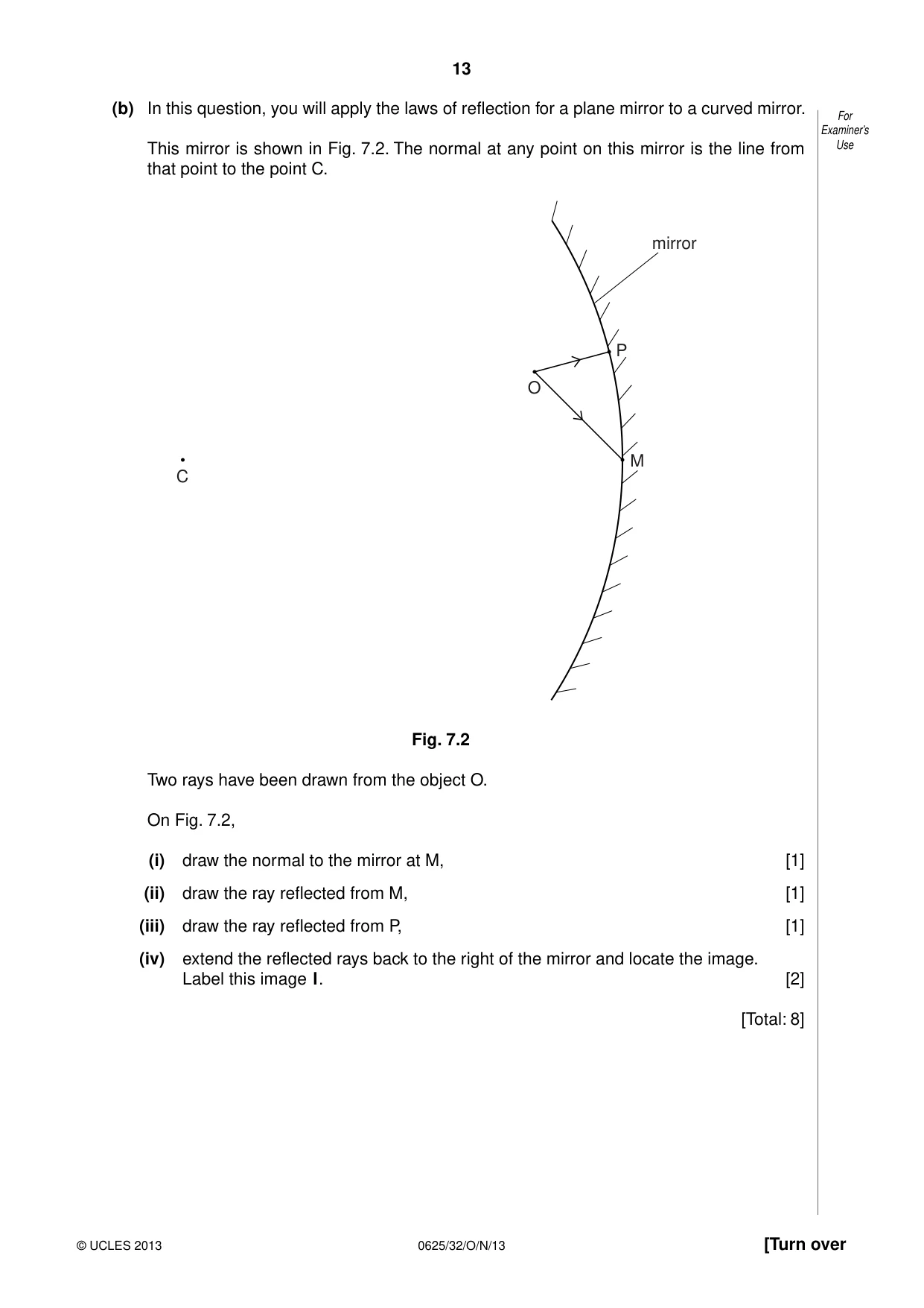 Cambridge IGCSE Physics 0625 2013 Oct/Nov Paper 3 · Variant 2 question paper, page 13 of 20