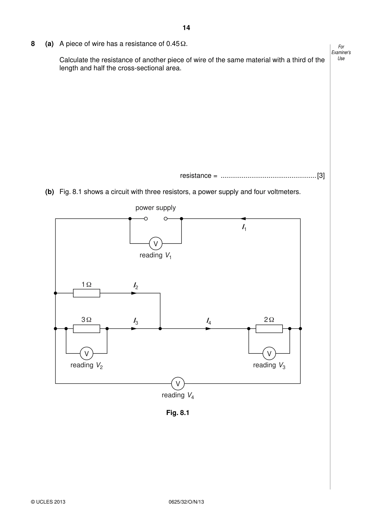 Cambridge IGCSE Physics 0625 2013 Oct/Nov Paper 3 · Variant 2 question paper, page 14 of 20