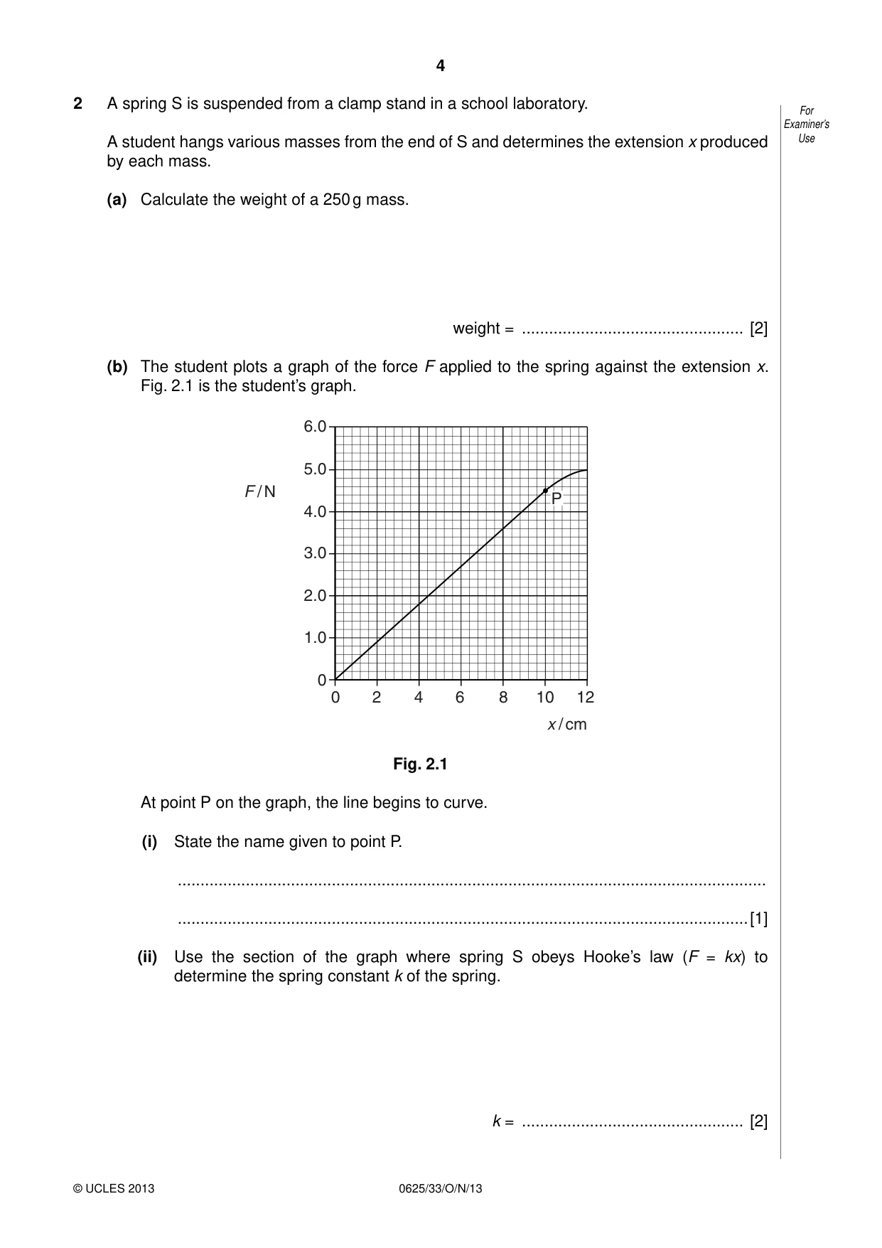 Cambridge IGCSE Physics 0625 2013 Oct/Nov Paper 3 · Variant 3 question paper, page 4 of 20
