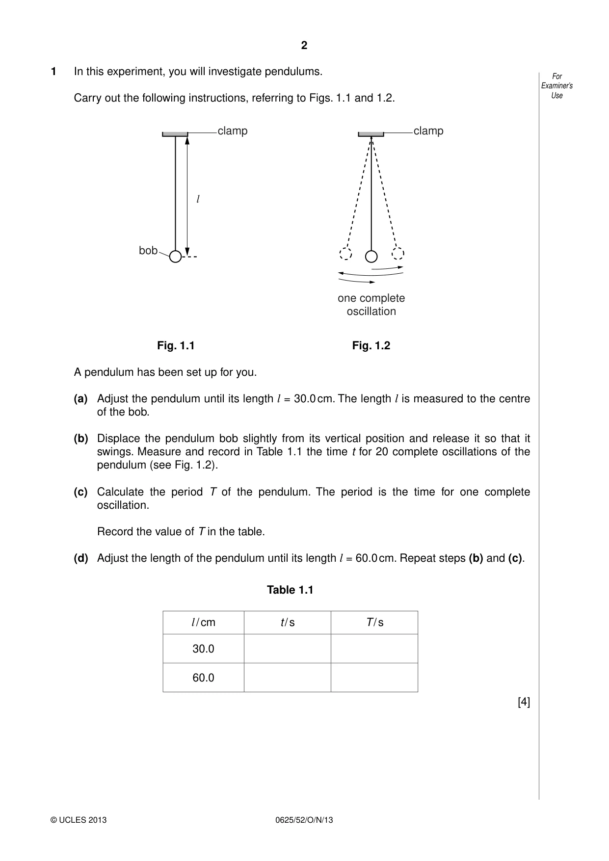 Cambridge IGCSE Physics 0625 2013 Oct/Nov Paper 5 · Variant 2 question paper, page 2 of 12