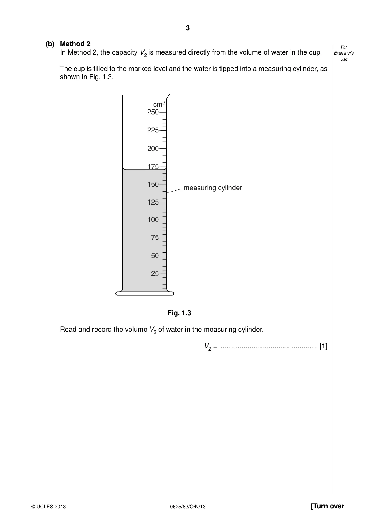 Cambridge IGCSE Physics 0625 2013 Oct/Nov Paper 6 · Variant 3 question paper, page 3 of 16