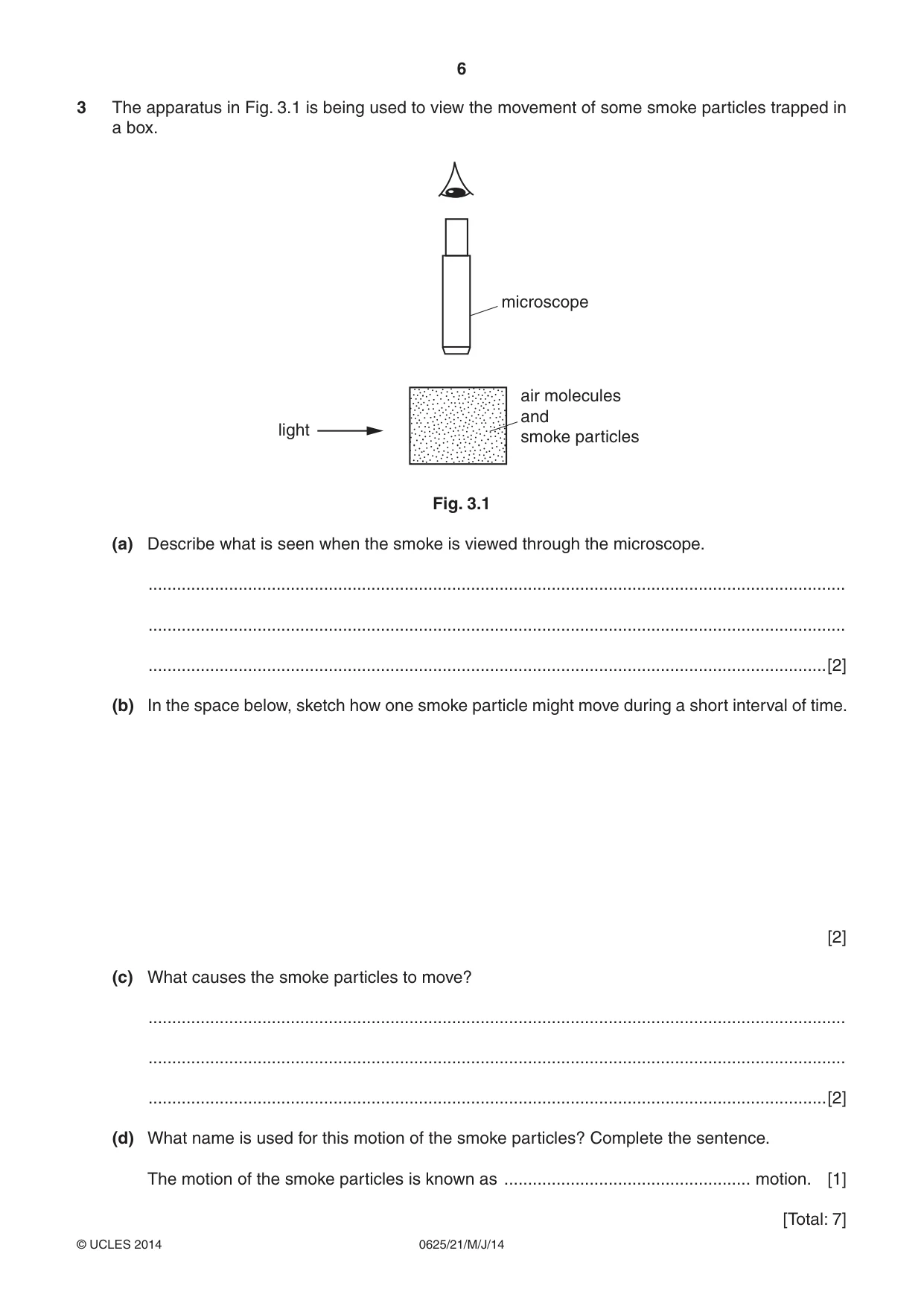 Cambridge IGCSE Physics 0625 2014 May/June Paper 2 · Variant 1 question paper, page 6 of 16