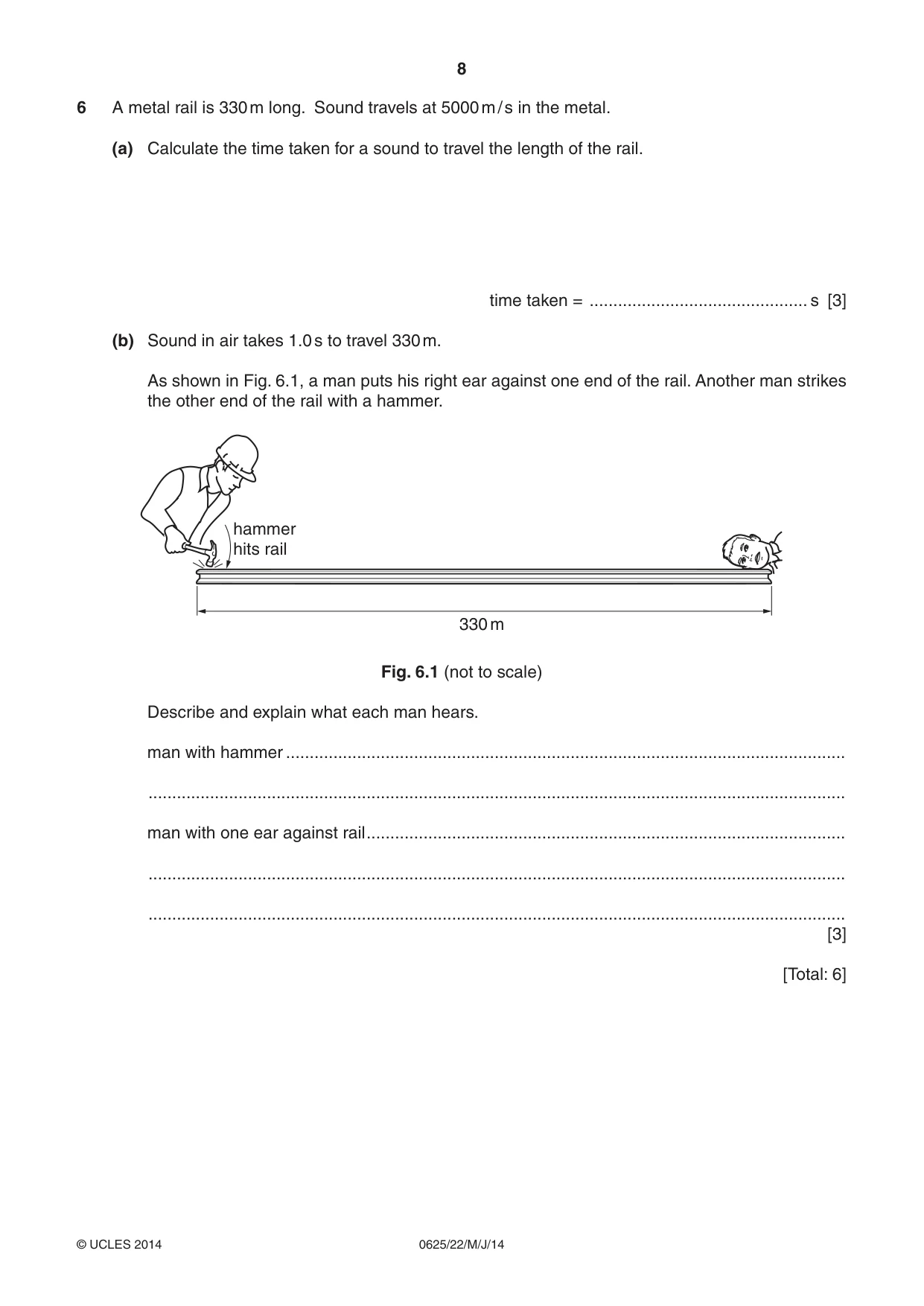 Cambridge IGCSE Physics 0625 2014 May/June Paper 2 · Variant 2 question paper, page 8 of 16