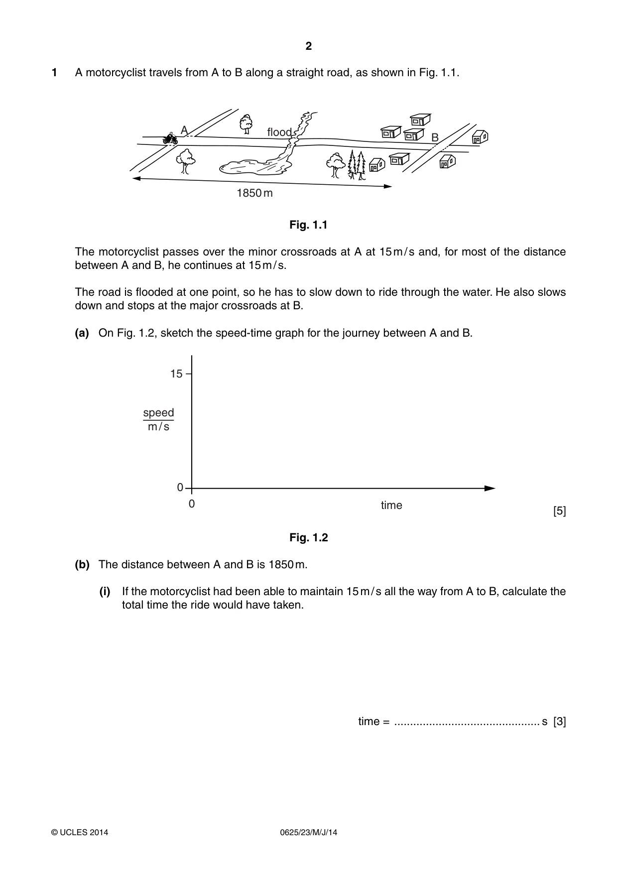 Cambridge IGCSE Physics 0625 2014 May/June Paper 2 · Variant 3 question paper, page 2 of 20