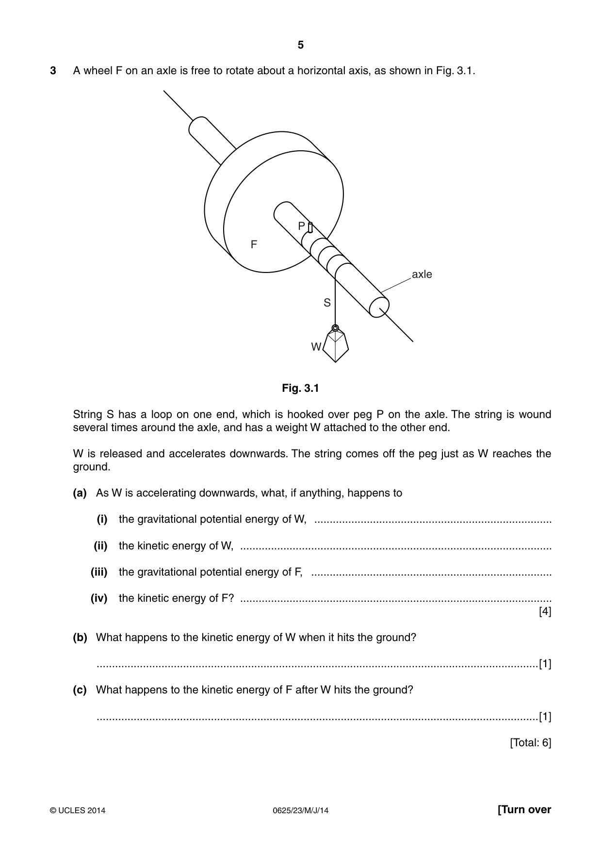 Cambridge IGCSE Physics 0625 2014 May/June Paper 2 · Variant 3 question paper, page 5 of 20