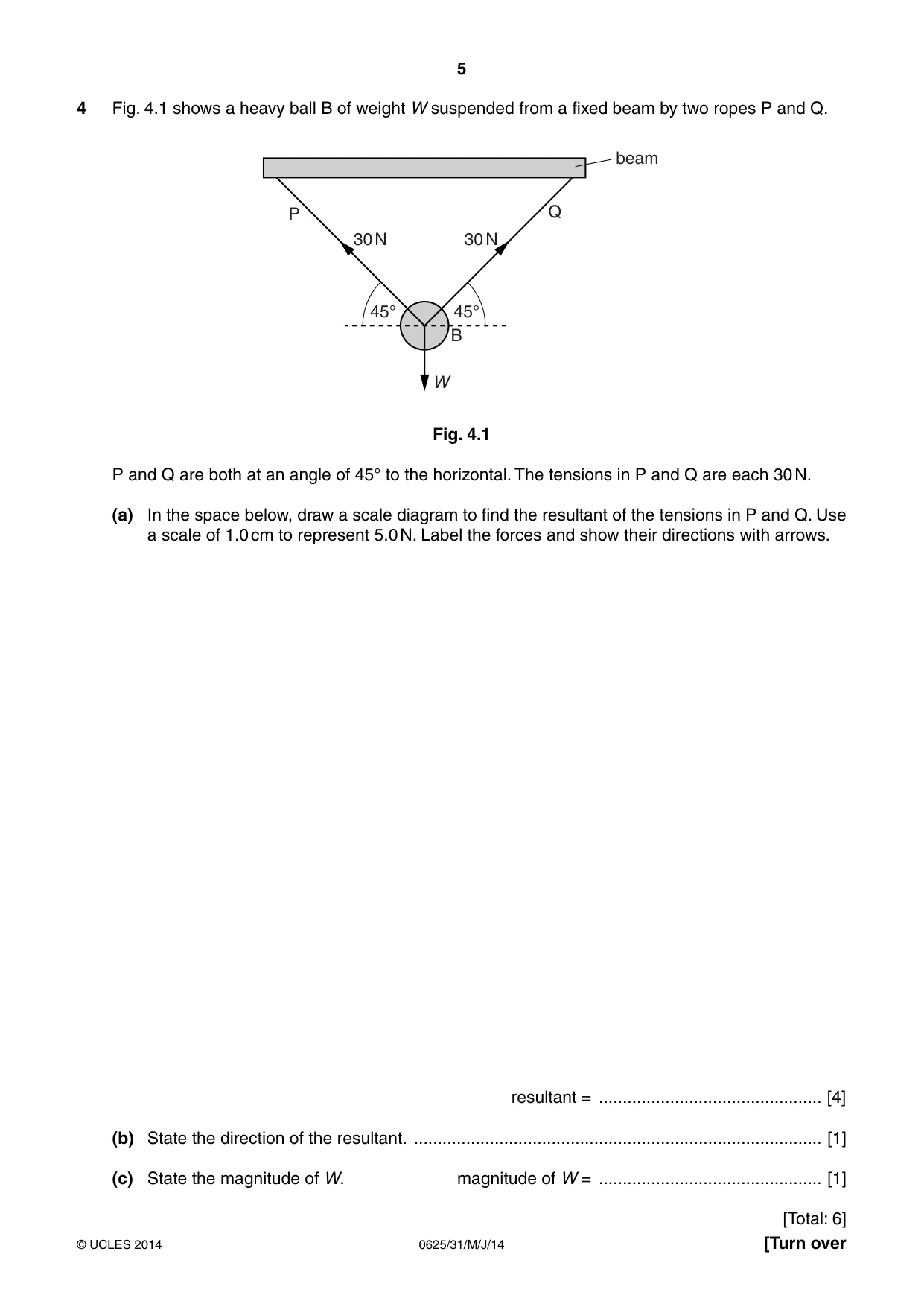 Cambridge IGCSE Physics 0625 2014 May/June Paper 3 · Variant 1 question paper, page 5 of 12