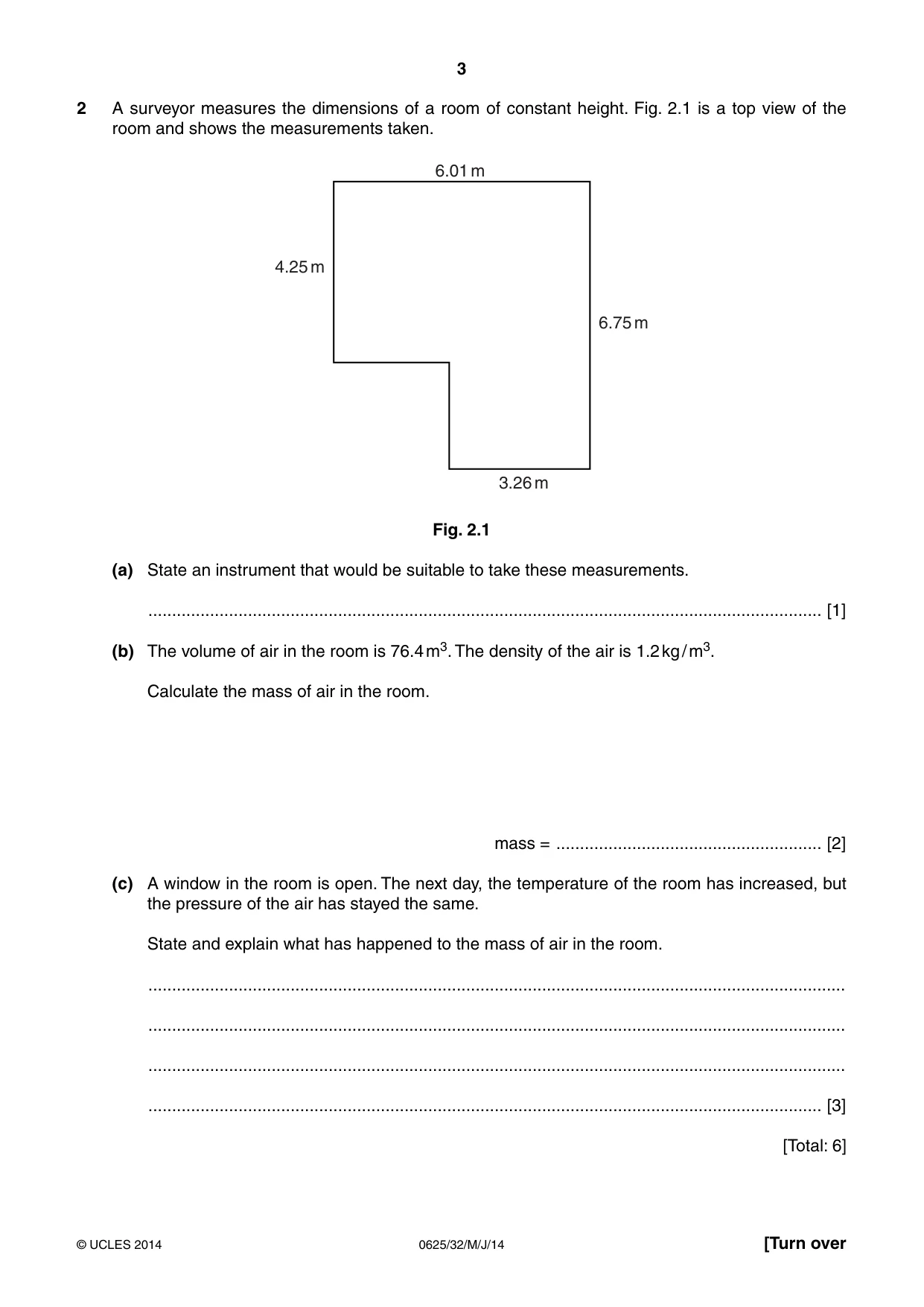 Cambridge IGCSE Physics 0625 2014 May/June Paper 3 · Variant 2 question paper, page 3 of 20