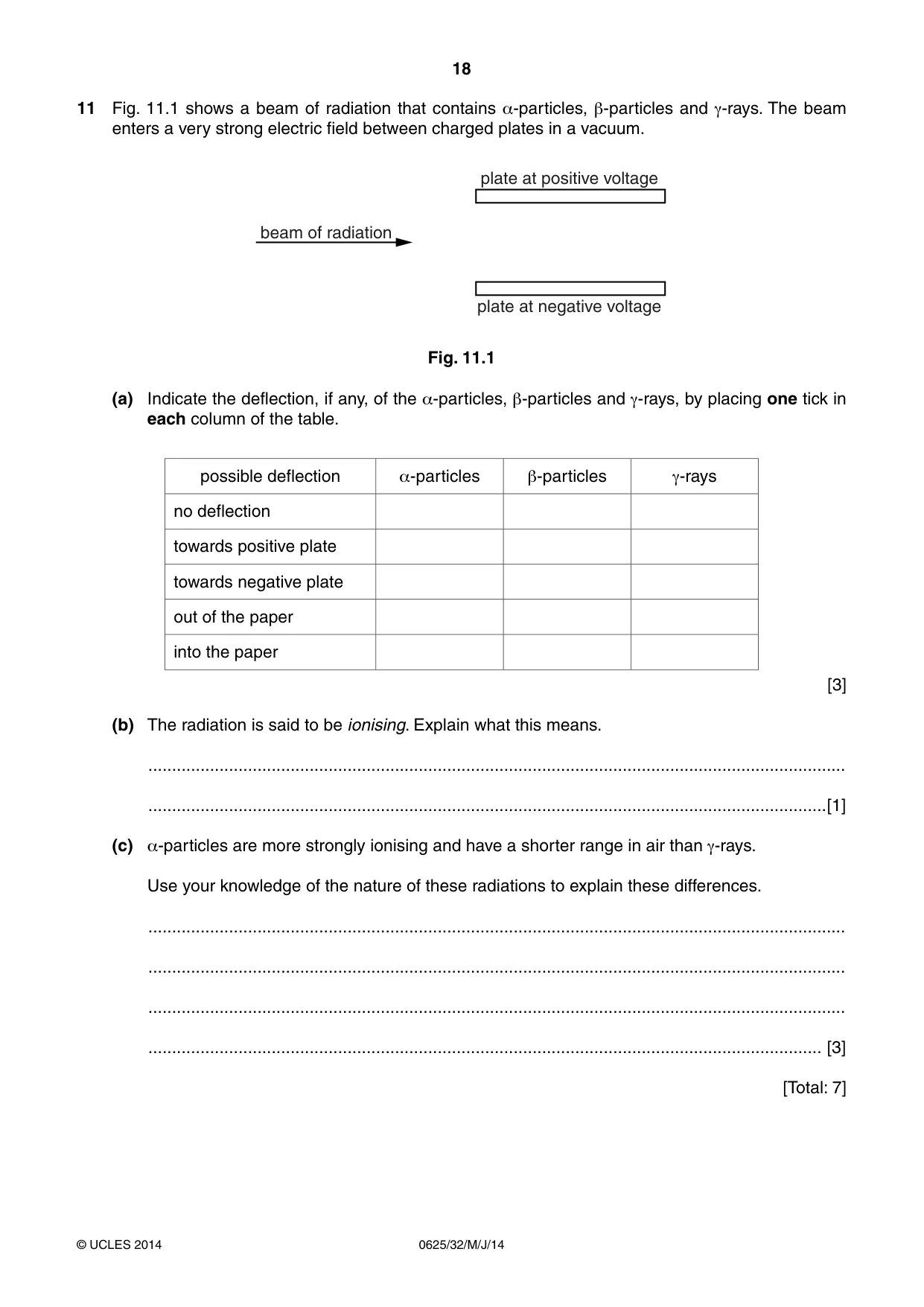 Cambridge IGCSE Physics 0625 2014 May/June Paper 3 · Variant 2 question paper, page 18 of 20