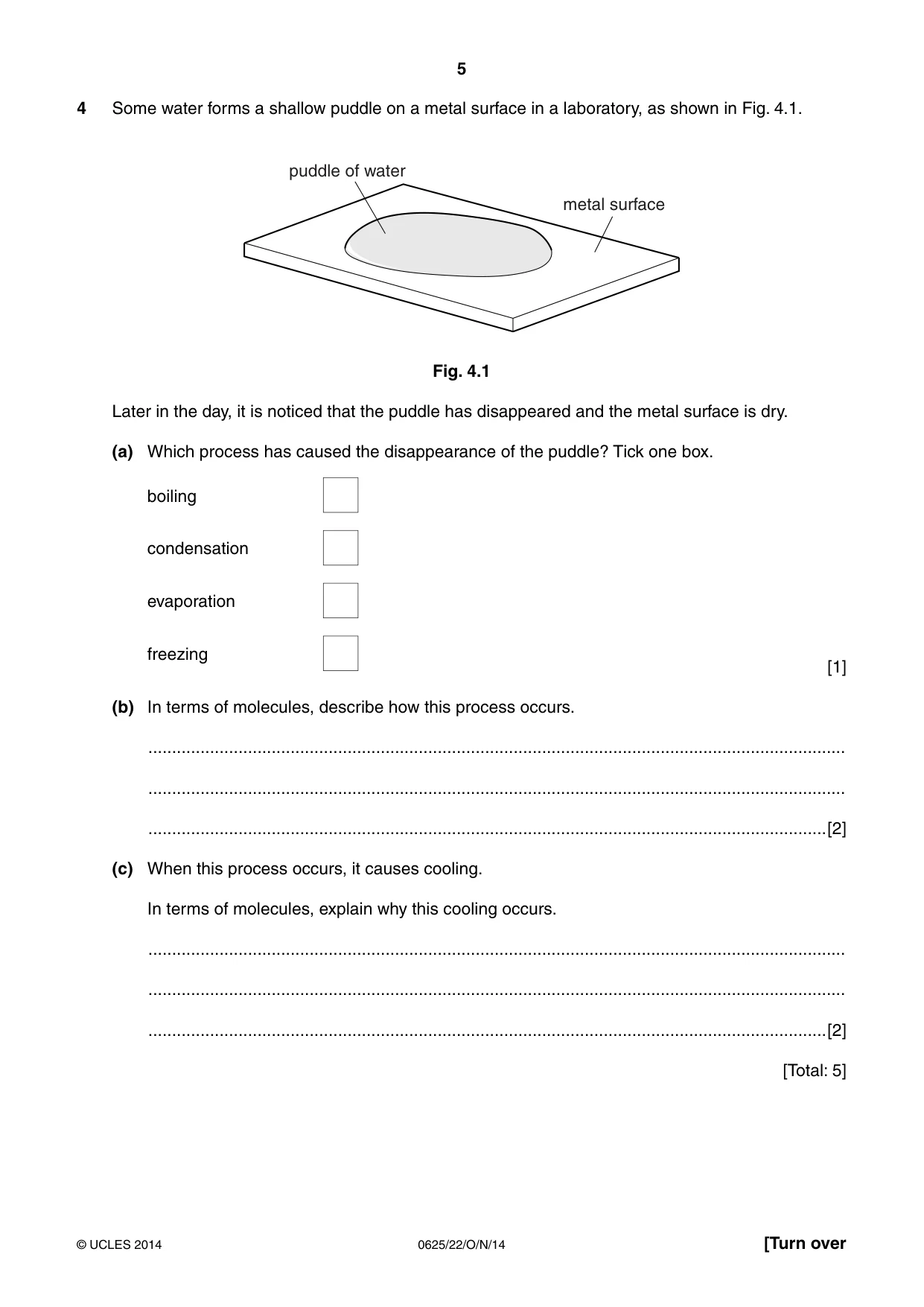 Cambridge IGCSE Physics 0625 2014 Oct/Nov Paper 2 · Variant 2 question paper, page 5 of 16