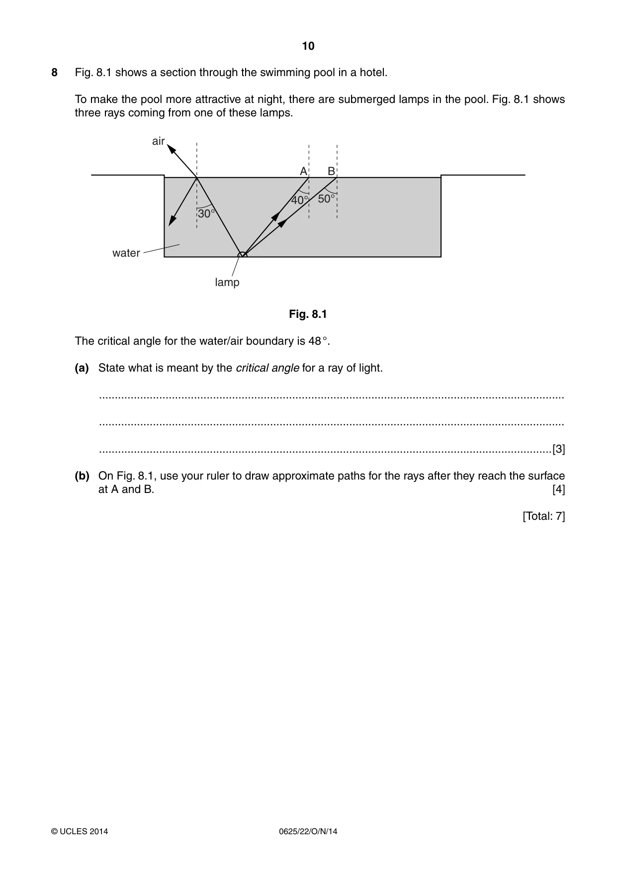 Cambridge IGCSE Physics 0625 2014 Oct/Nov Paper 2 · Variant 2 question paper, page 10 of 16