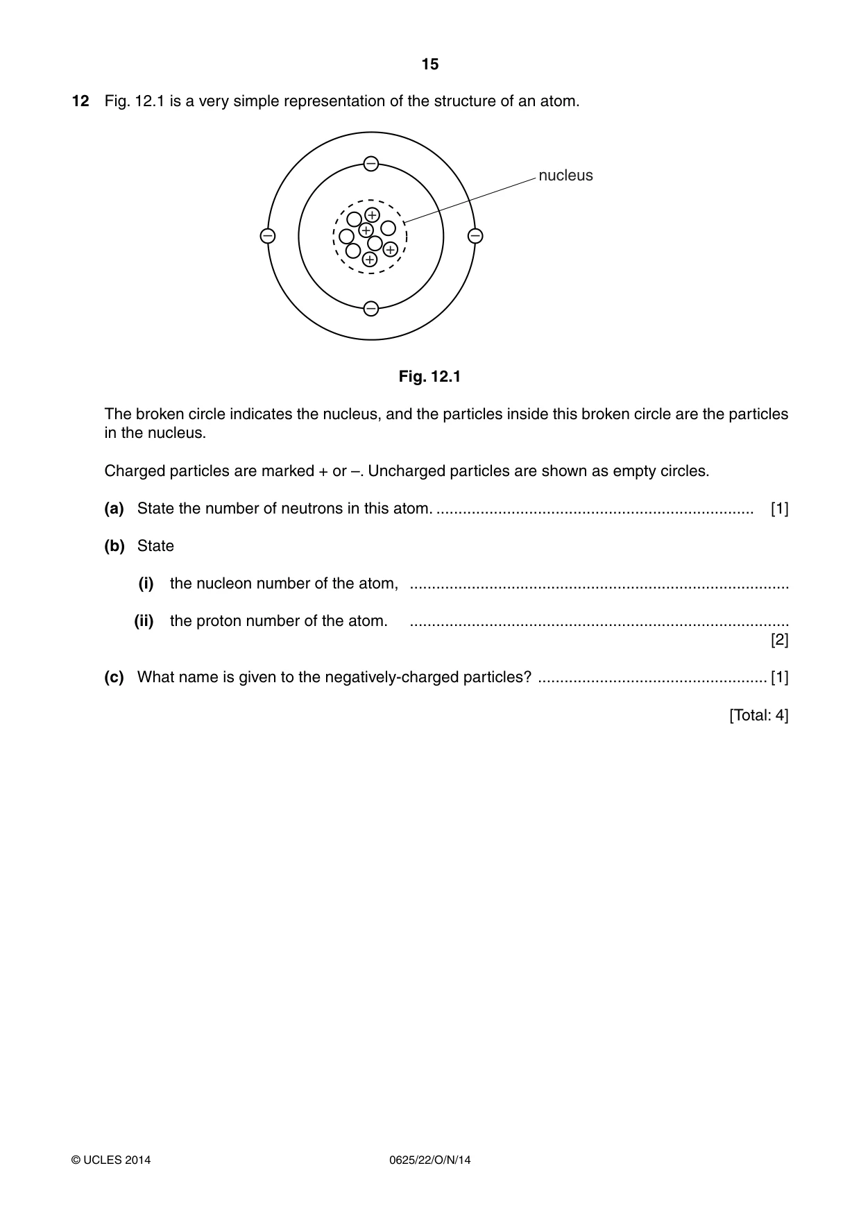 Cambridge IGCSE Physics 0625 2014 Oct/Nov Paper 2 · Variant 2 question paper, page 15 of 16