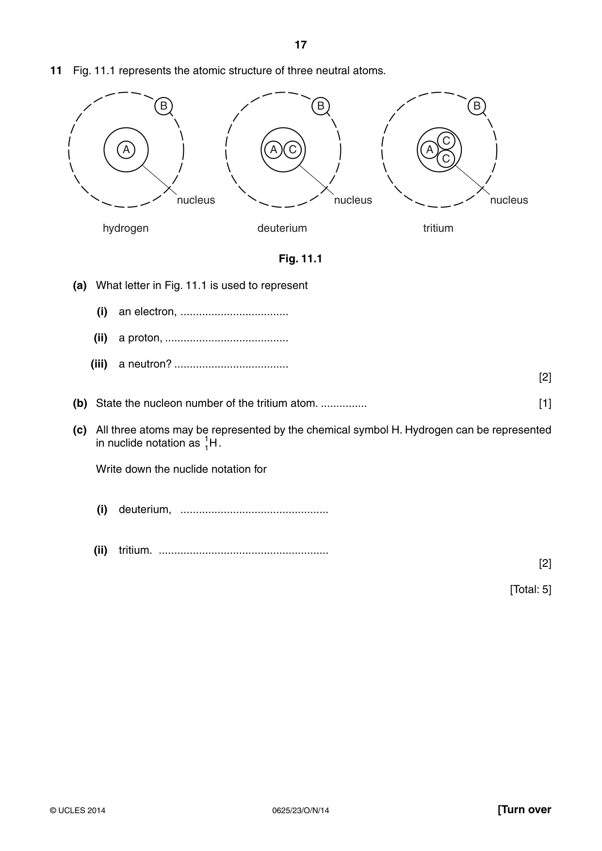 Cambridge IGCSE Physics 0625 2014 Oct/Nov Paper 2 · Variant 3 question paper, page 17 of 20