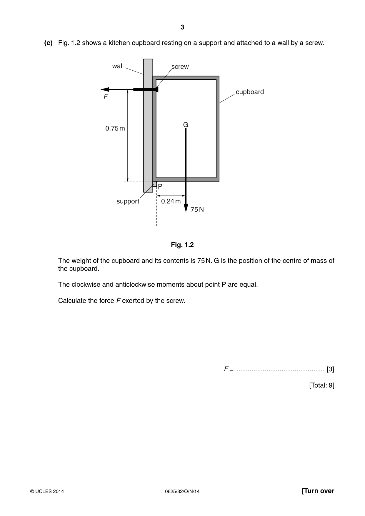 Cambridge IGCSE Physics 0625 2014 Oct/Nov Paper 3 · Variant 2 question paper, page 3 of 16