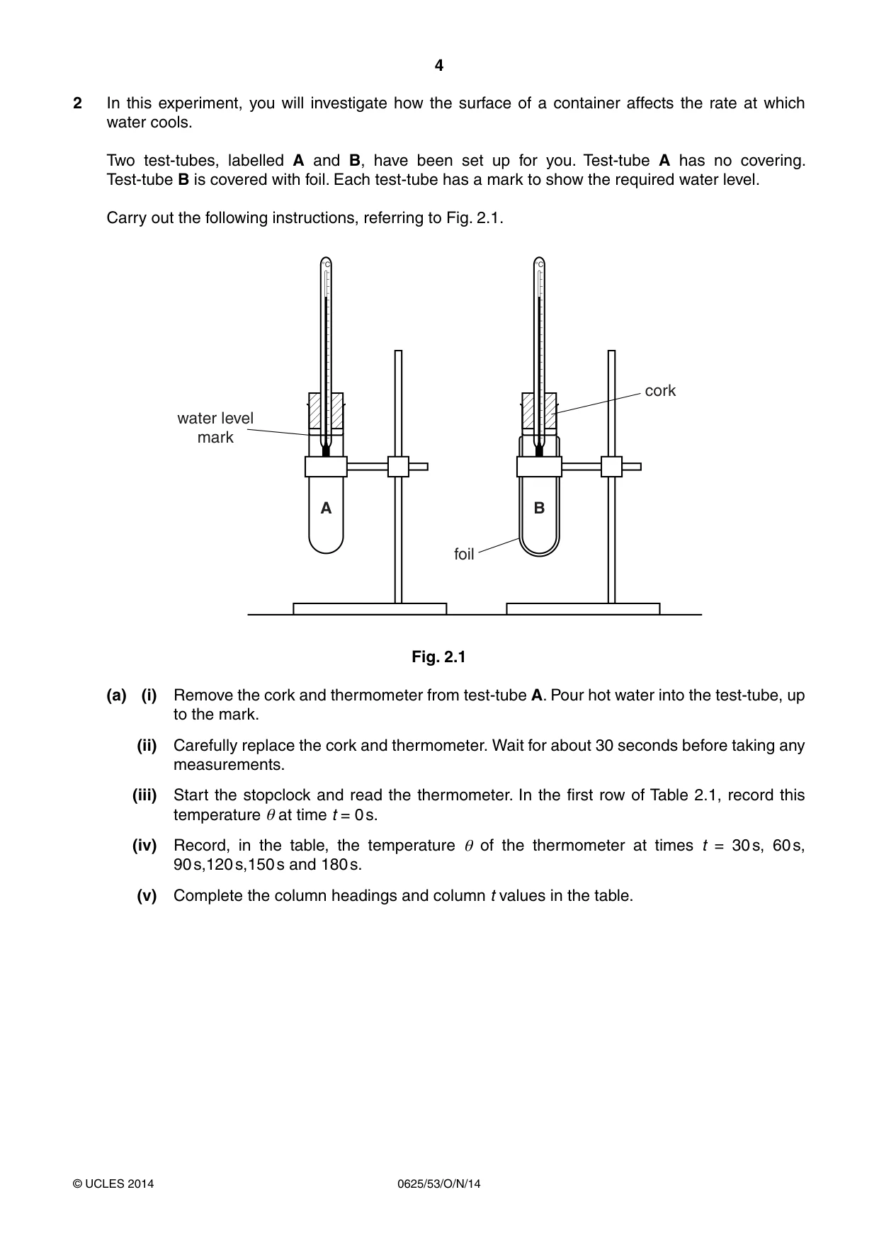 Cambridge IGCSE Physics 0625 2014 Oct/Nov Paper 5 · Variant 3 question paper, page 4 of 12