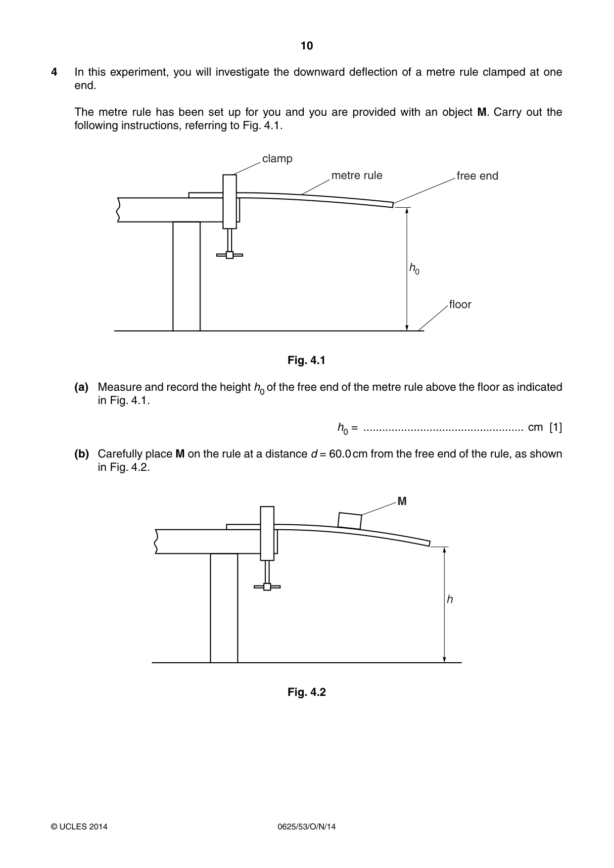 Cambridge IGCSE Physics 0625 2014 Oct/Nov Paper 5 · Variant 3 question paper, page 10 of 12