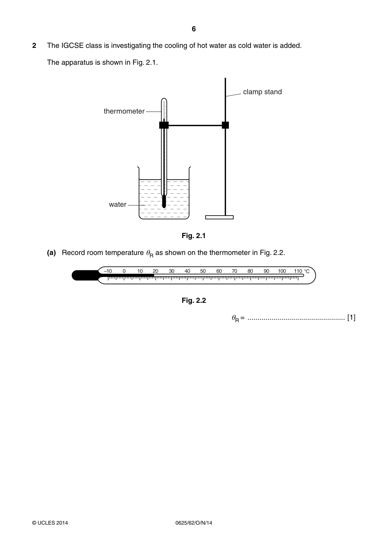 Cambridge IGCSE Physics 0625 2014 Oct/Nov Paper 6 · Variant 2 question paper, page 6 of 16