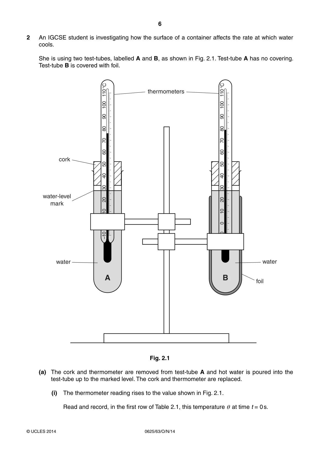 Cambridge IGCSE Physics 0625 2014 Oct/Nov Paper 6 · Variant 3 question paper, page 6 of 16