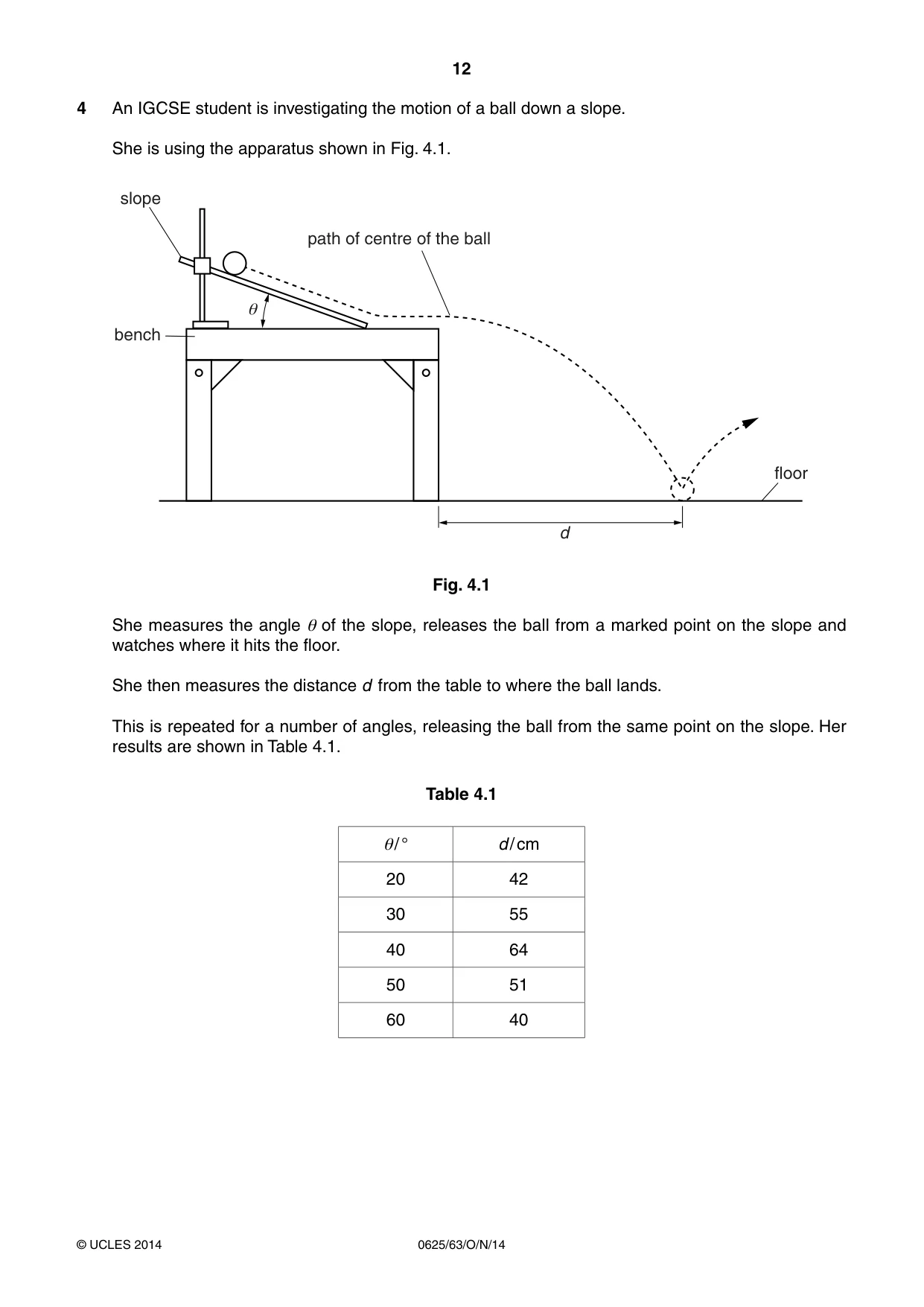 Cambridge IGCSE Physics 0625 2014 Oct/Nov Paper 6 · Variant 3 question paper, page 12 of 16