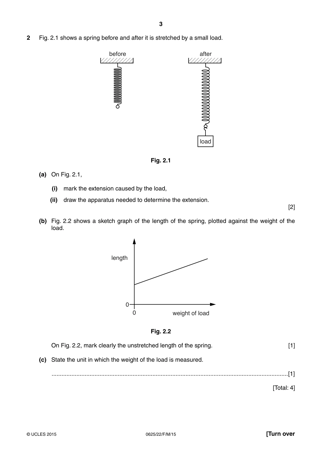 Cambridge IGCSE Physics 0625 2015 Feb/March Paper 2 · Variant 2 question paper, page 3 of 20