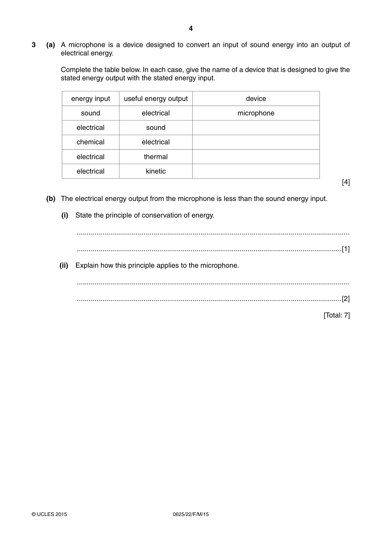 Cambridge IGCSE Physics 0625 2015 Feb/March Paper 2 · Variant 2 question paper, page 4 of 20