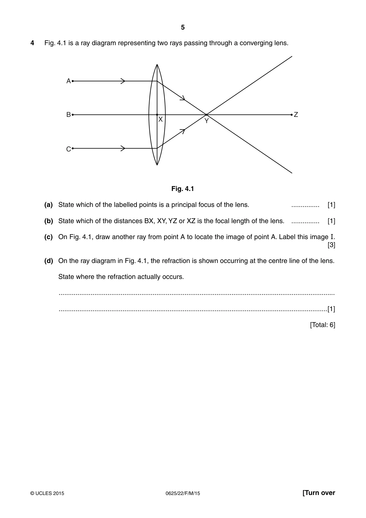 Cambridge IGCSE Physics 0625 2015 Feb/March Paper 2 · Variant 2 question paper, page 5 of 20