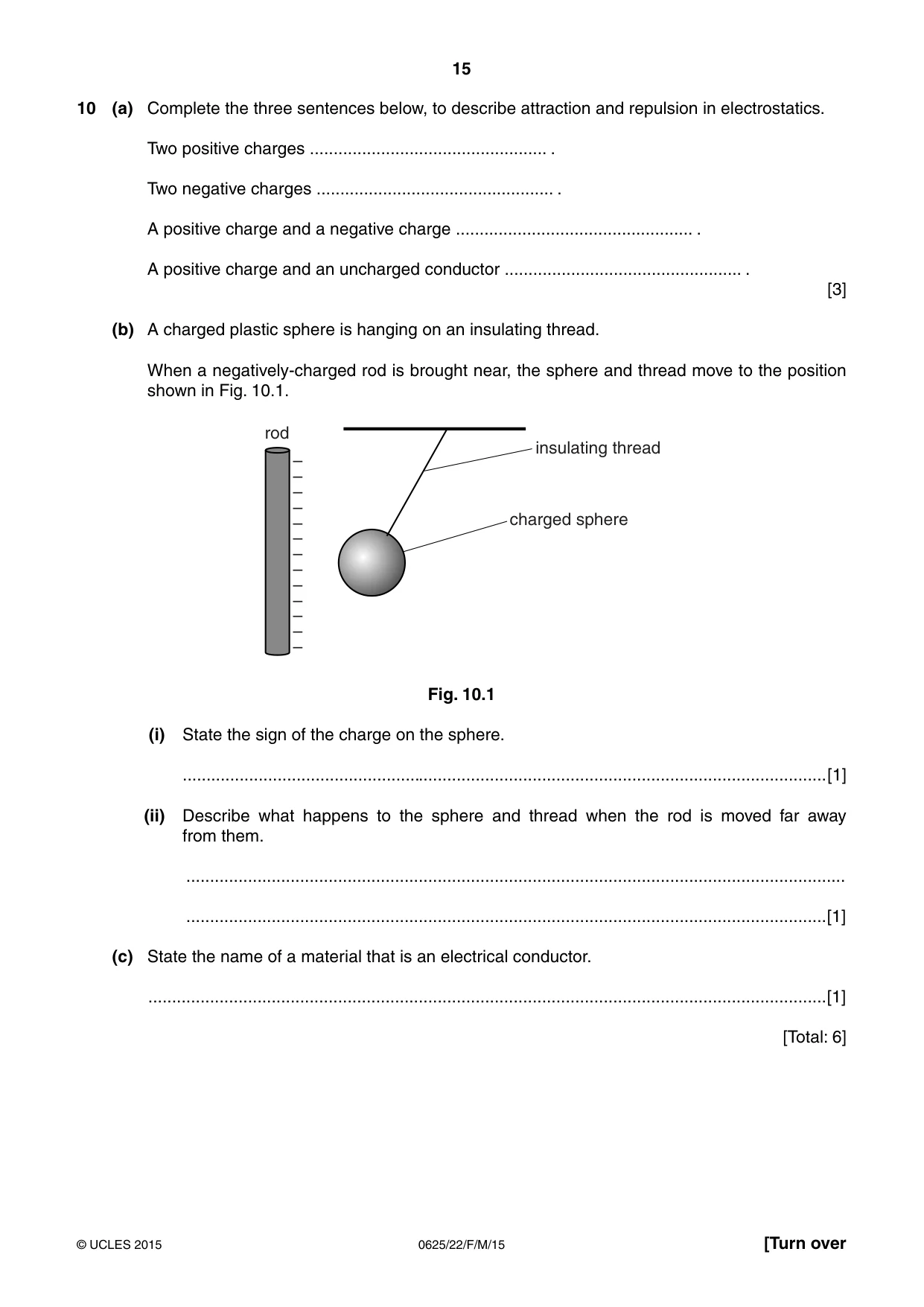 Cambridge IGCSE Physics 0625 2015 Feb/March Paper 2 · Variant 2 question paper, page 15 of 20