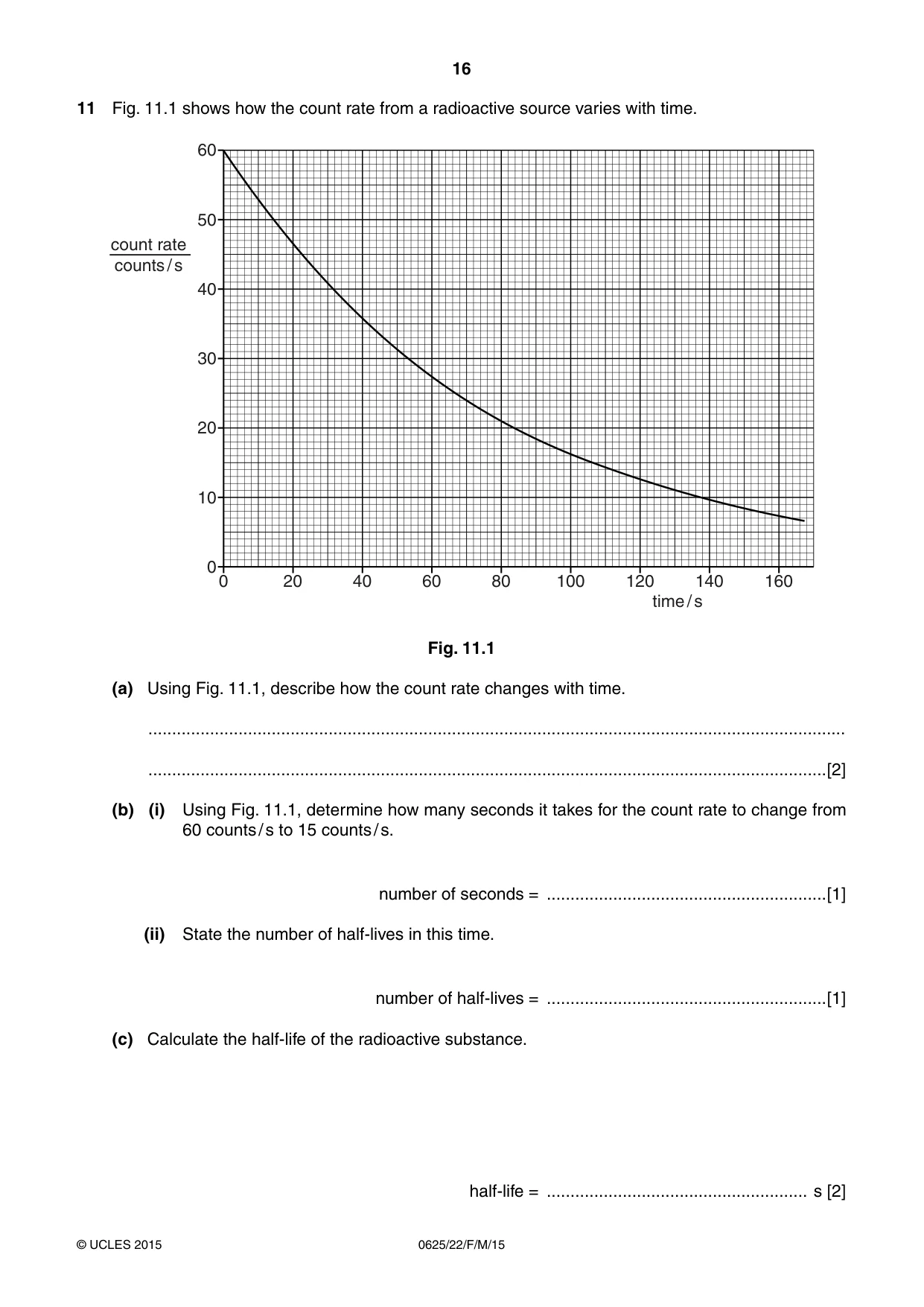 Cambridge IGCSE Physics 0625 2015 Feb/March Paper 2 · Variant 2 question paper, page 16 of 20