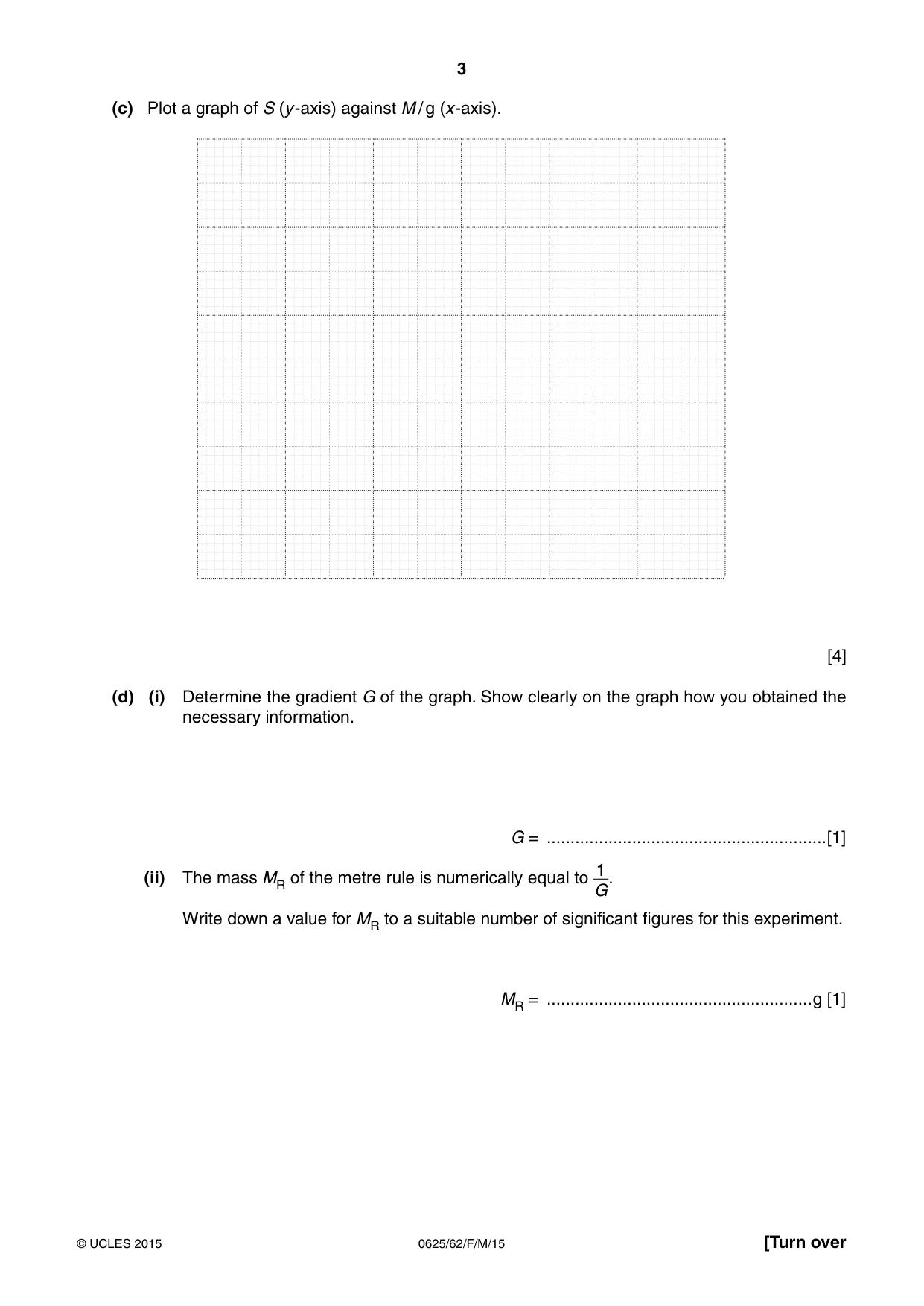 Cambridge IGCSE Physics 0625 2015 Feb/March Paper 6 · Variant 2 question paper, page 3 of 16