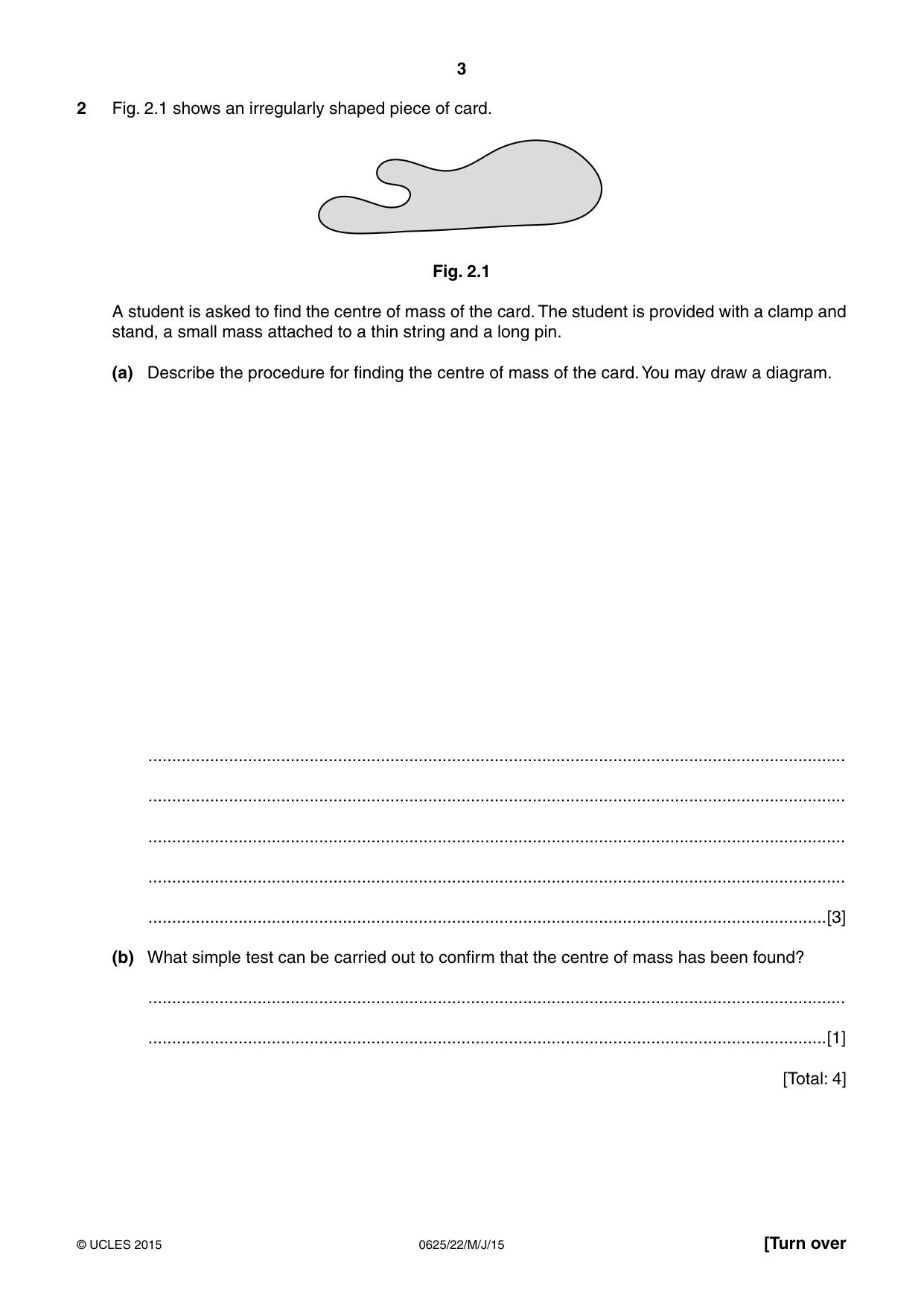 Cambridge IGCSE Physics 0625 2015 May/June Paper 2 · Variant 2 question paper, page 3 of 16