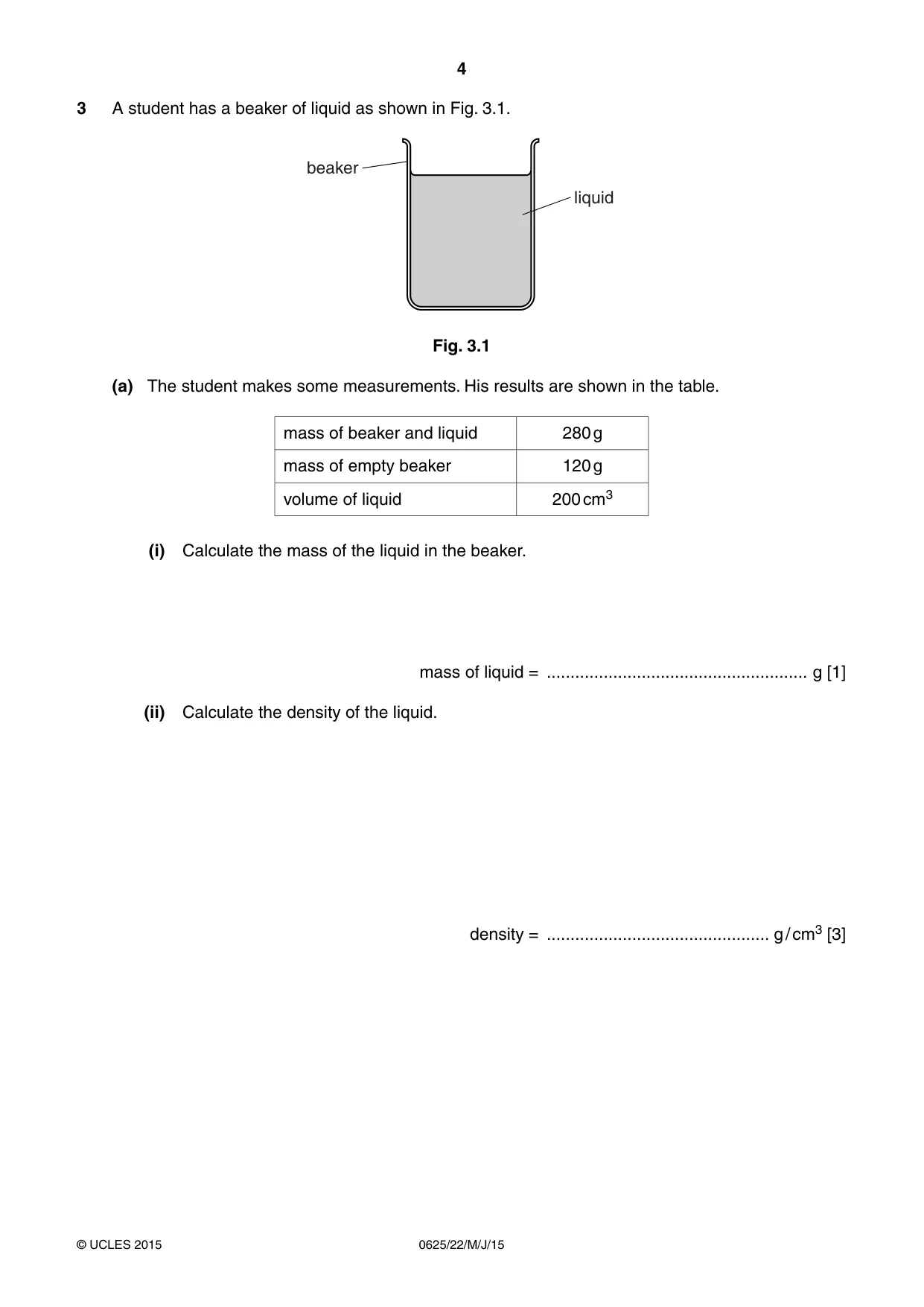 Cambridge IGCSE Physics 0625 2015 May/June Paper 2 · Variant 2 question paper, page 4 of 16