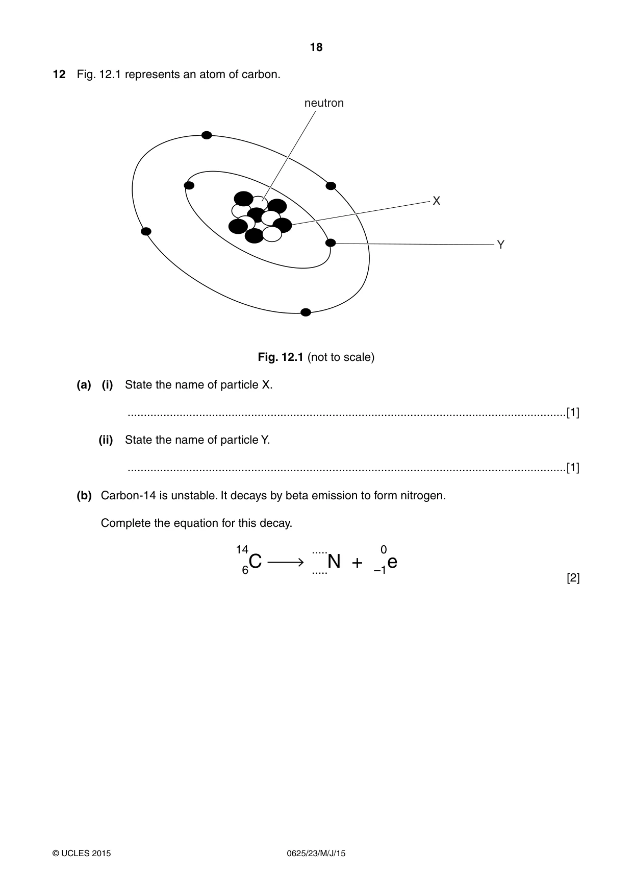 Cambridge IGCSE Physics 0625 2015 May/June Paper 2 · Variant 3 question paper, page 18 of 20