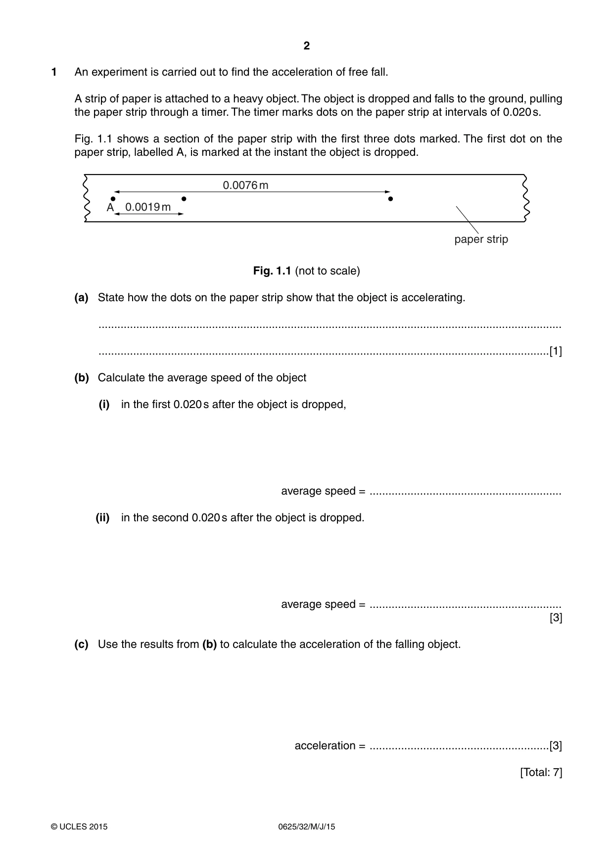Cambridge IGCSE Physics 0625 2015 May/June Paper 3 · Variant 2 question paper, page 2 of 20