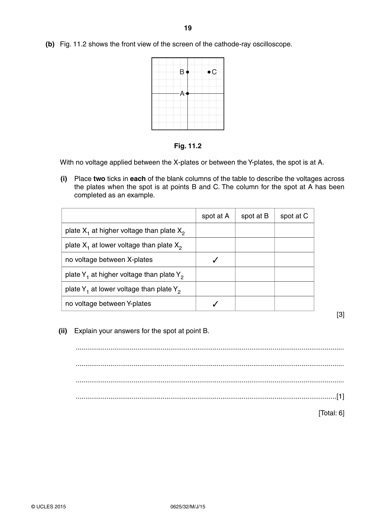Cambridge IGCSE Physics 0625 2015 May/June Paper 3 · Variant 2 question paper, page 19 of 20