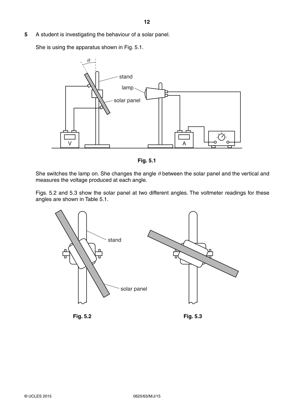 Cambridge IGCSE Physics 0625 2015 May/June Paper 6 · Variant 3 question paper, page 12 of 16