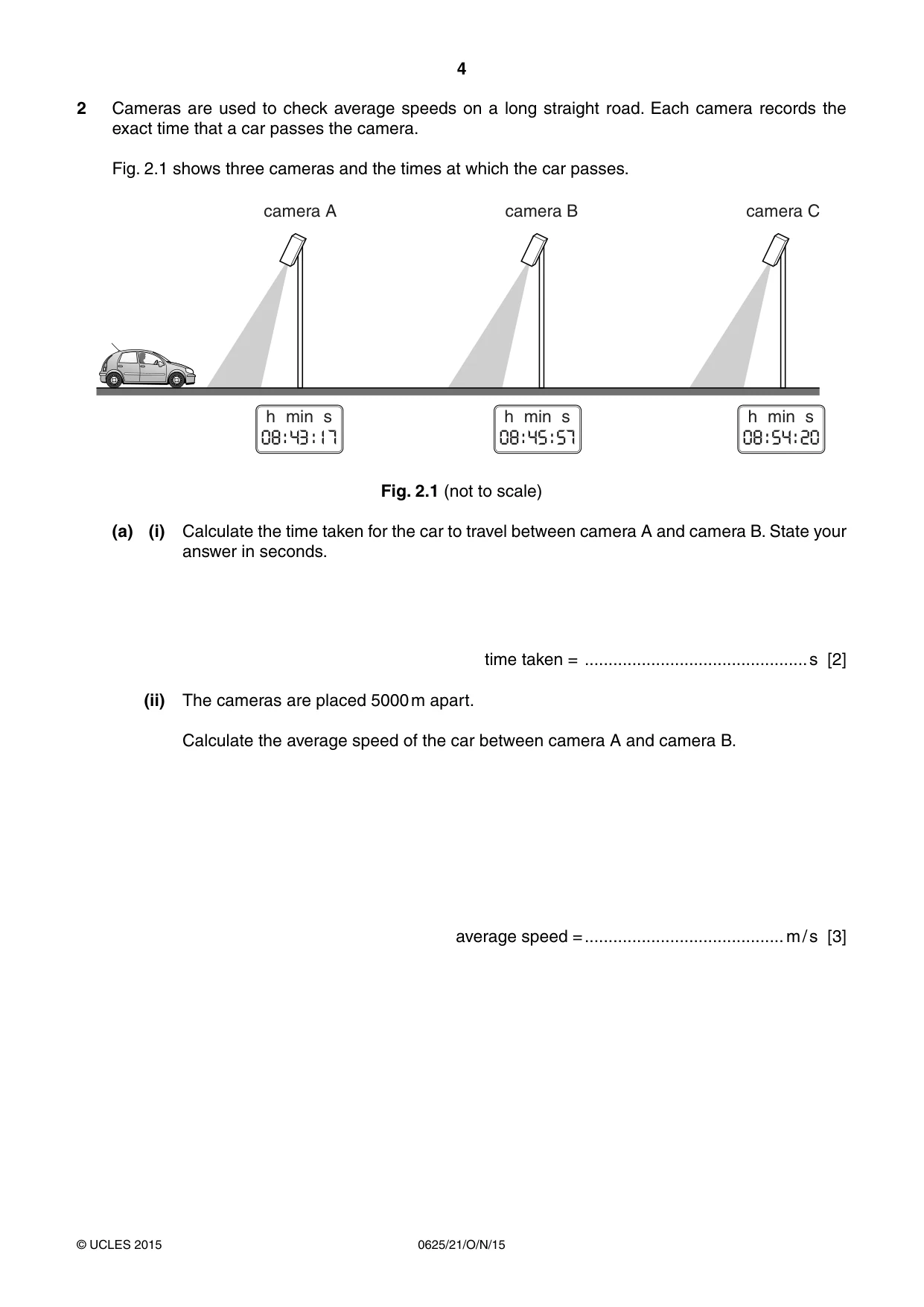 Cambridge IGCSE Physics 0625 2015 Oct/Nov Paper 2 · Variant 1 question paper, page 4 of 24