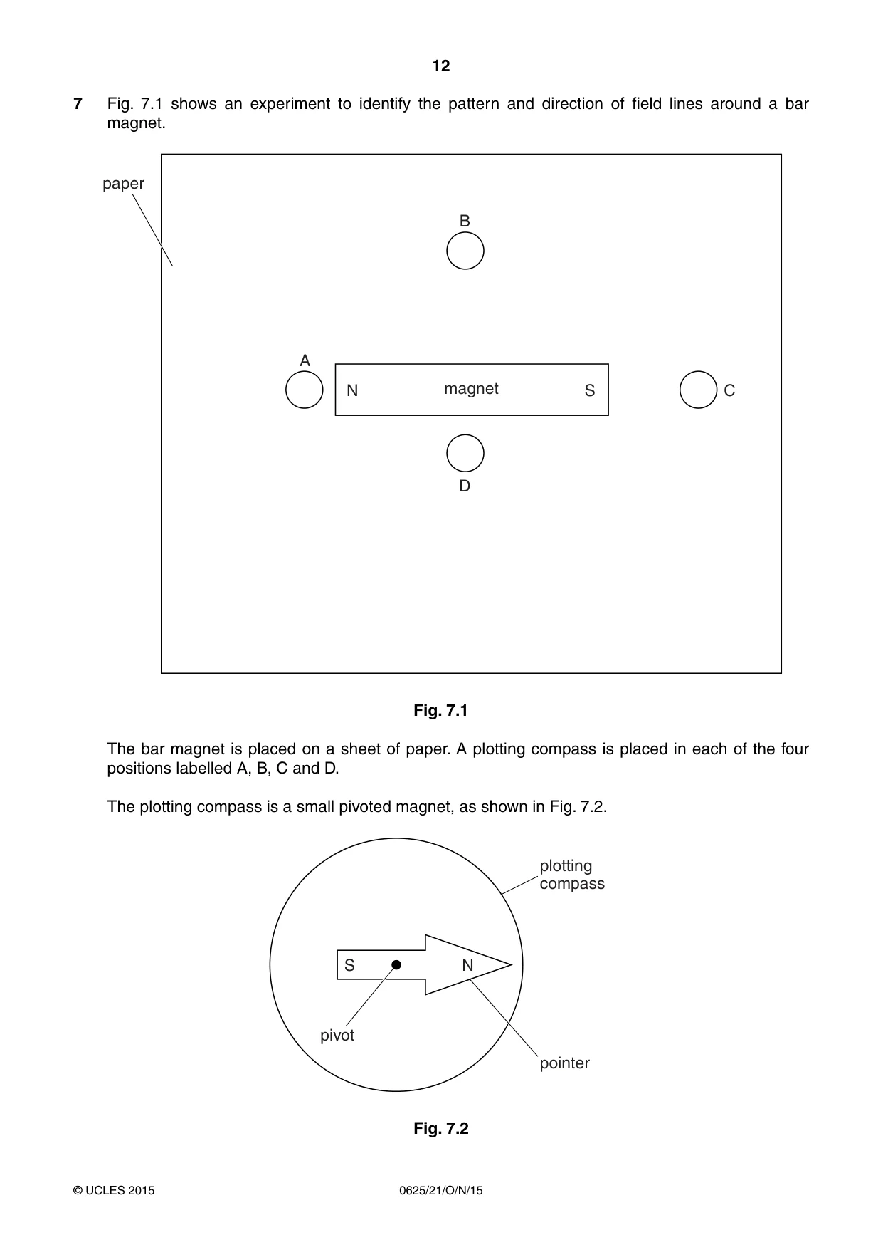 Cambridge IGCSE Physics 0625 2015 Oct/Nov Paper 2 · Variant 1 question paper, page 12 of 24