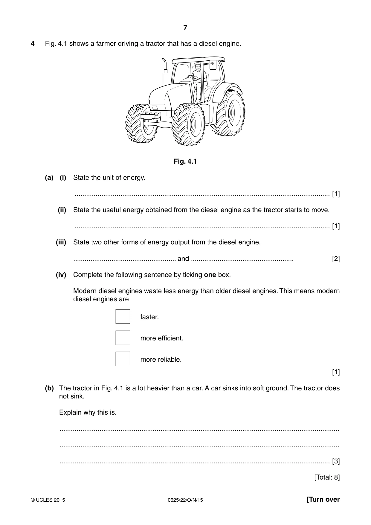 Cambridge IGCSE Physics 0625 2015 Oct/Nov Paper 2 · Variant 2 question paper, page 7 of 20