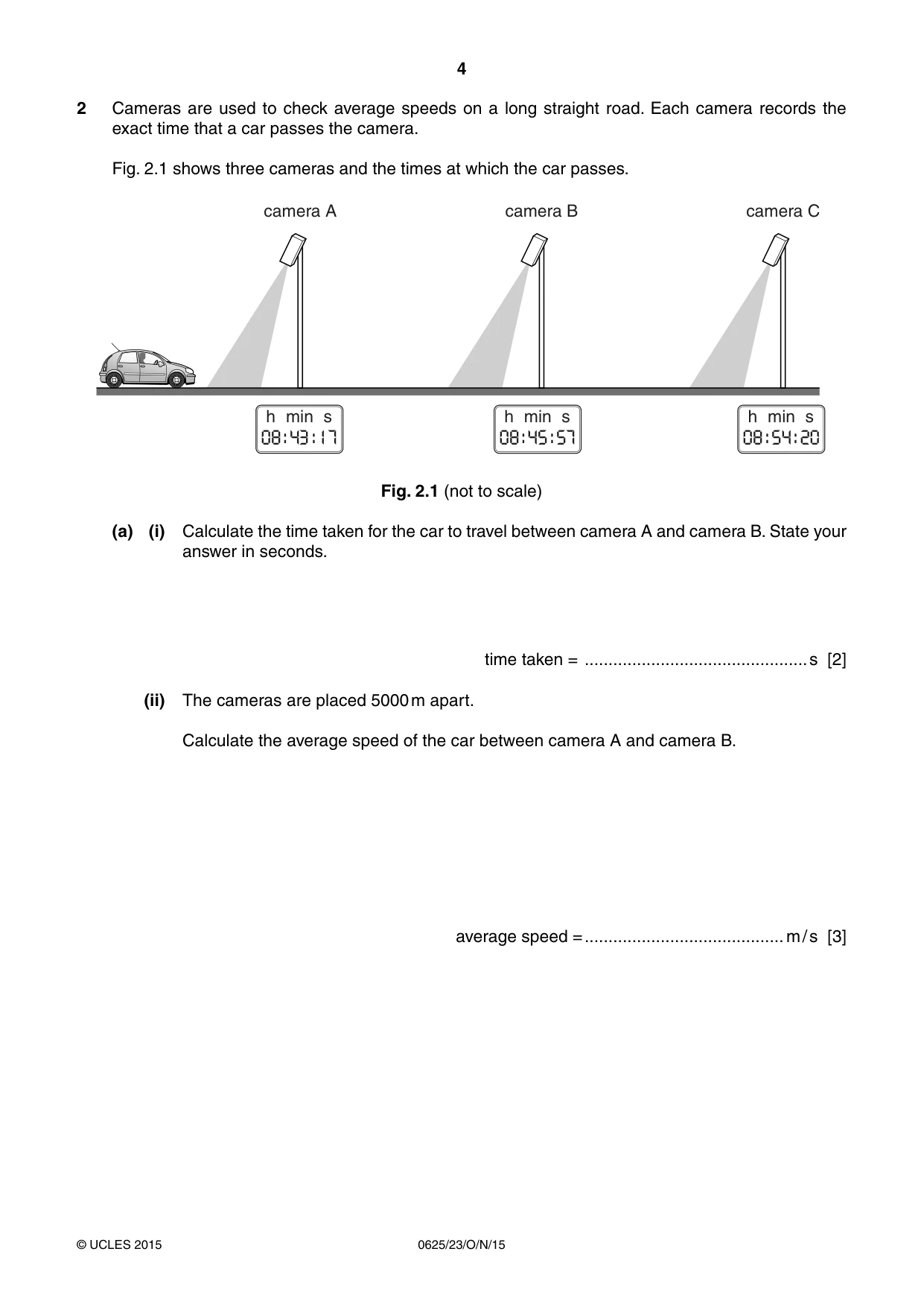 Cambridge IGCSE Physics 0625 2015 Oct/Nov Paper 2 · Variant 3 question paper, page 4 of 24