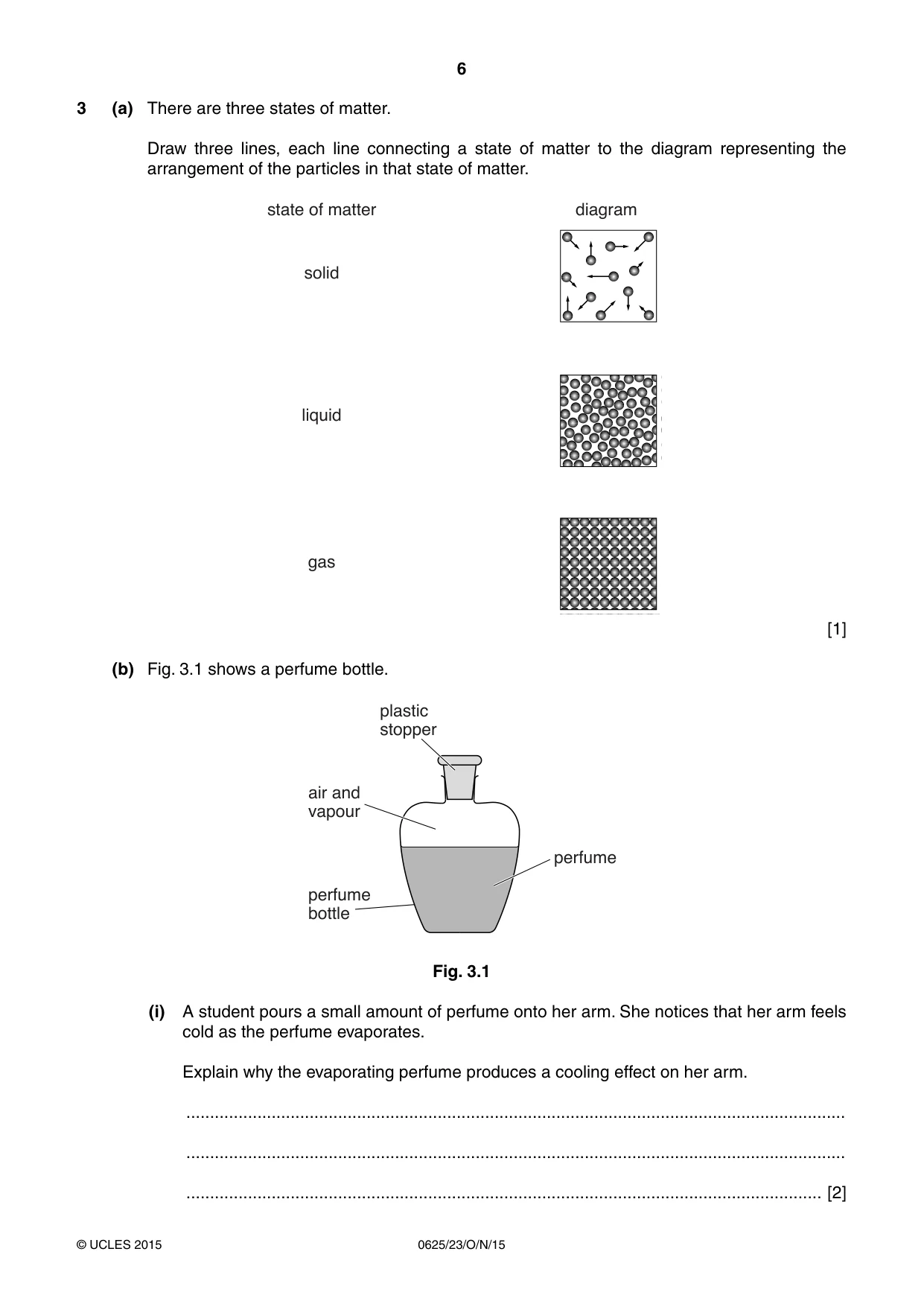 Cambridge IGCSE Physics 0625 2015 Oct/Nov Paper 2 · Variant 3 question paper, page 6 of 24