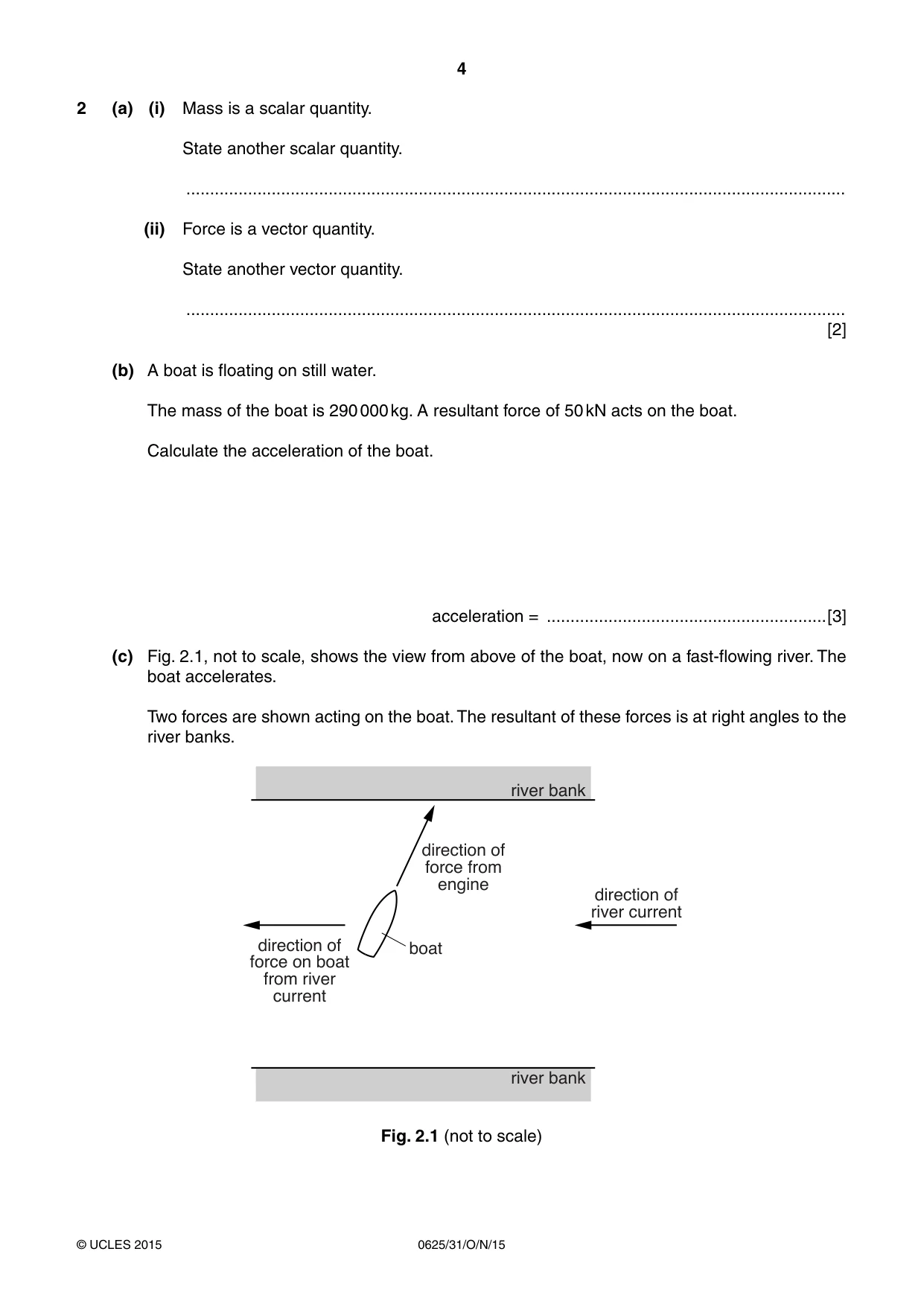 Cambridge IGCSE Physics 0625 2015 Oct/Nov Paper 3 · Variant 1 question paper, page 4 of 16
