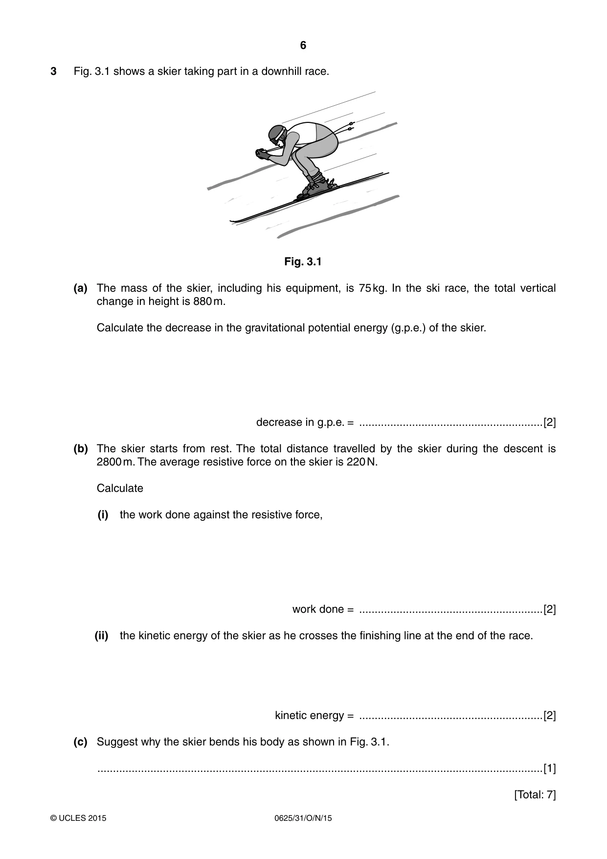 Cambridge IGCSE Physics 0625 2015 Oct/Nov Paper 3 · Variant 1 question paper, page 6 of 16